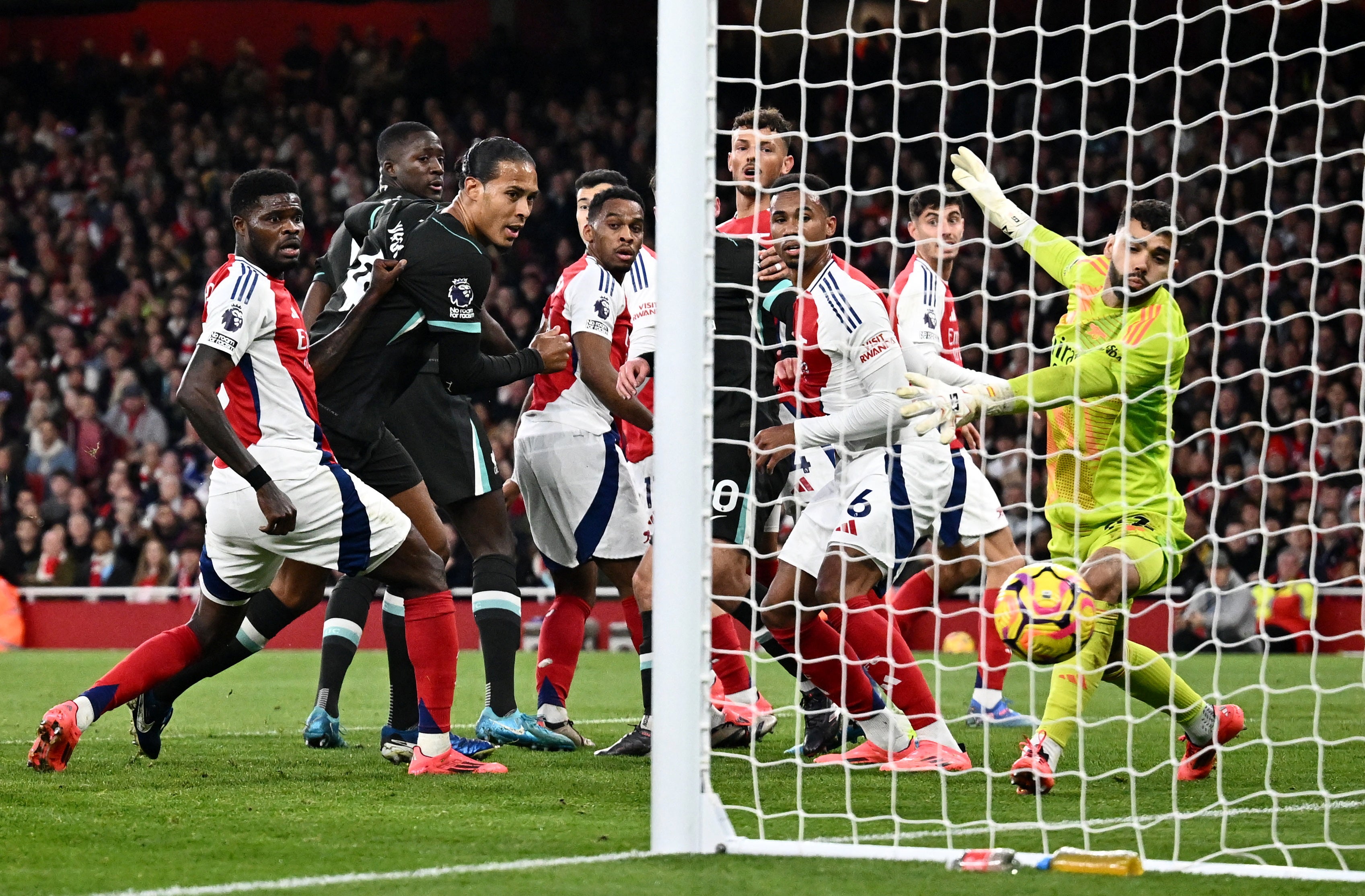 Virgil van Dijk’s header brought Liverpool back into the game