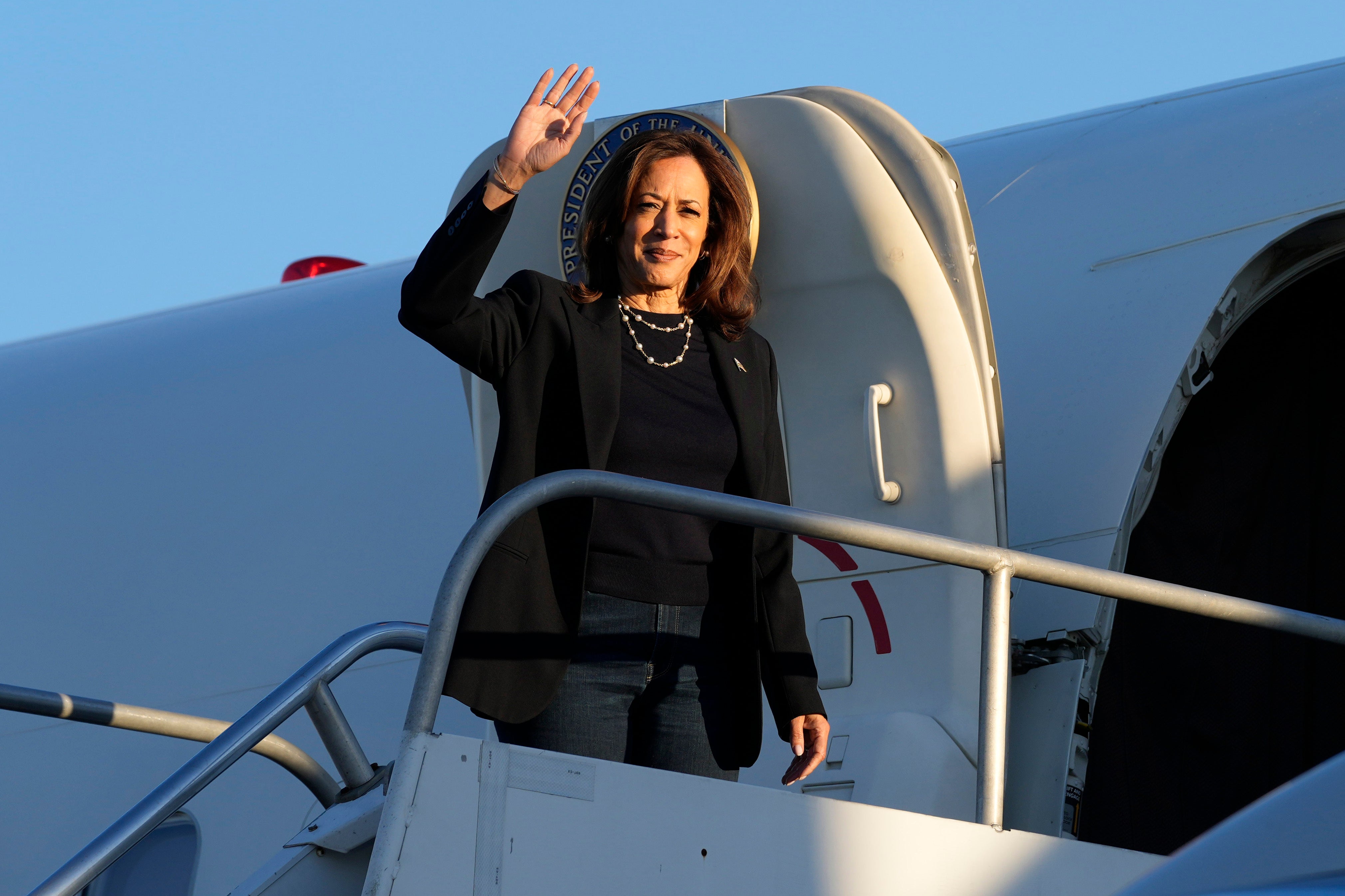 Kamala Harris is deadlocked in the polls with her Republican rival