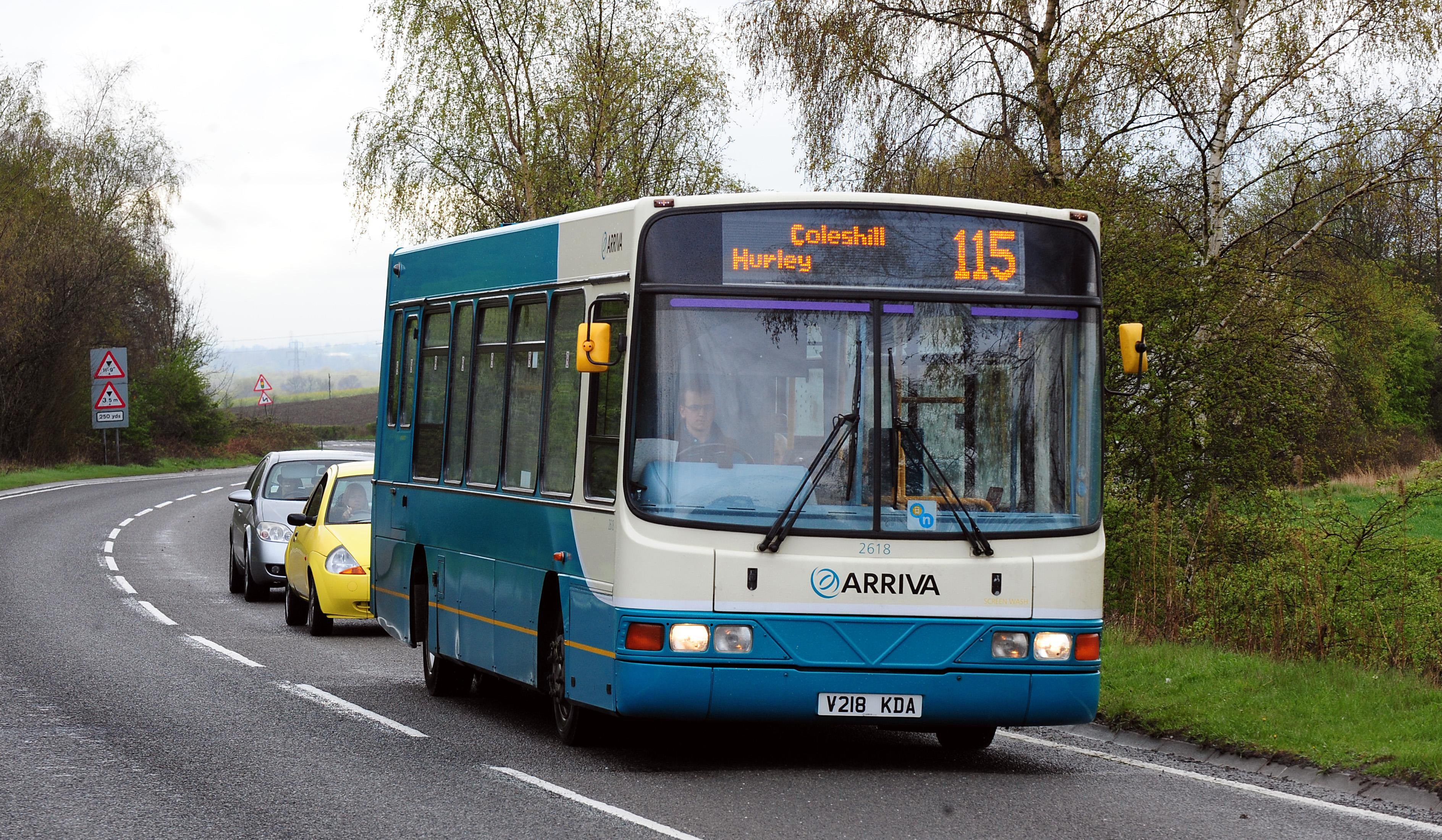 Single bus fares in England have been capped at £3 up from £2 (PA)