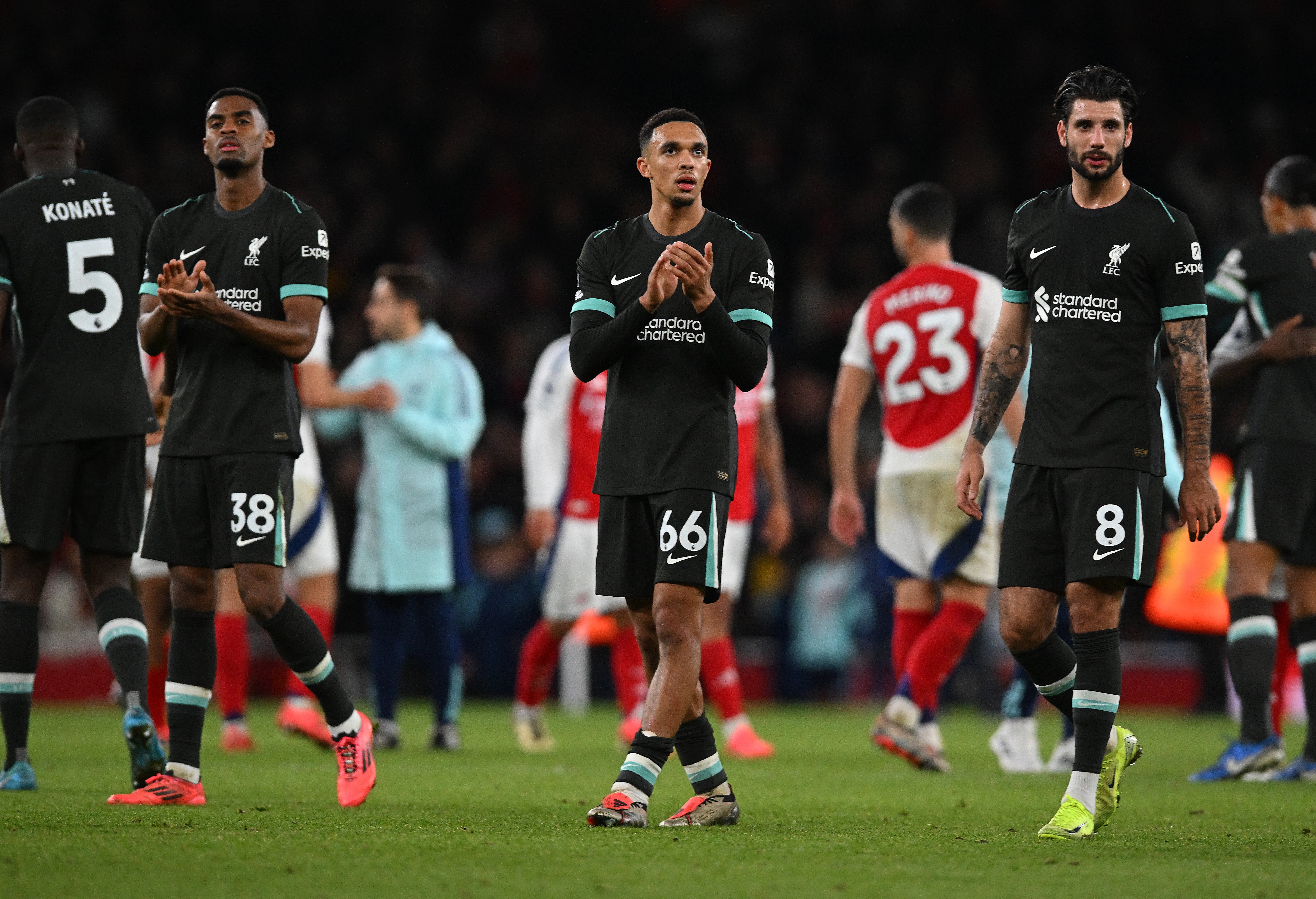 Trent Alexander-Arnold impressed for Liverpool on Sunday against Arsenal