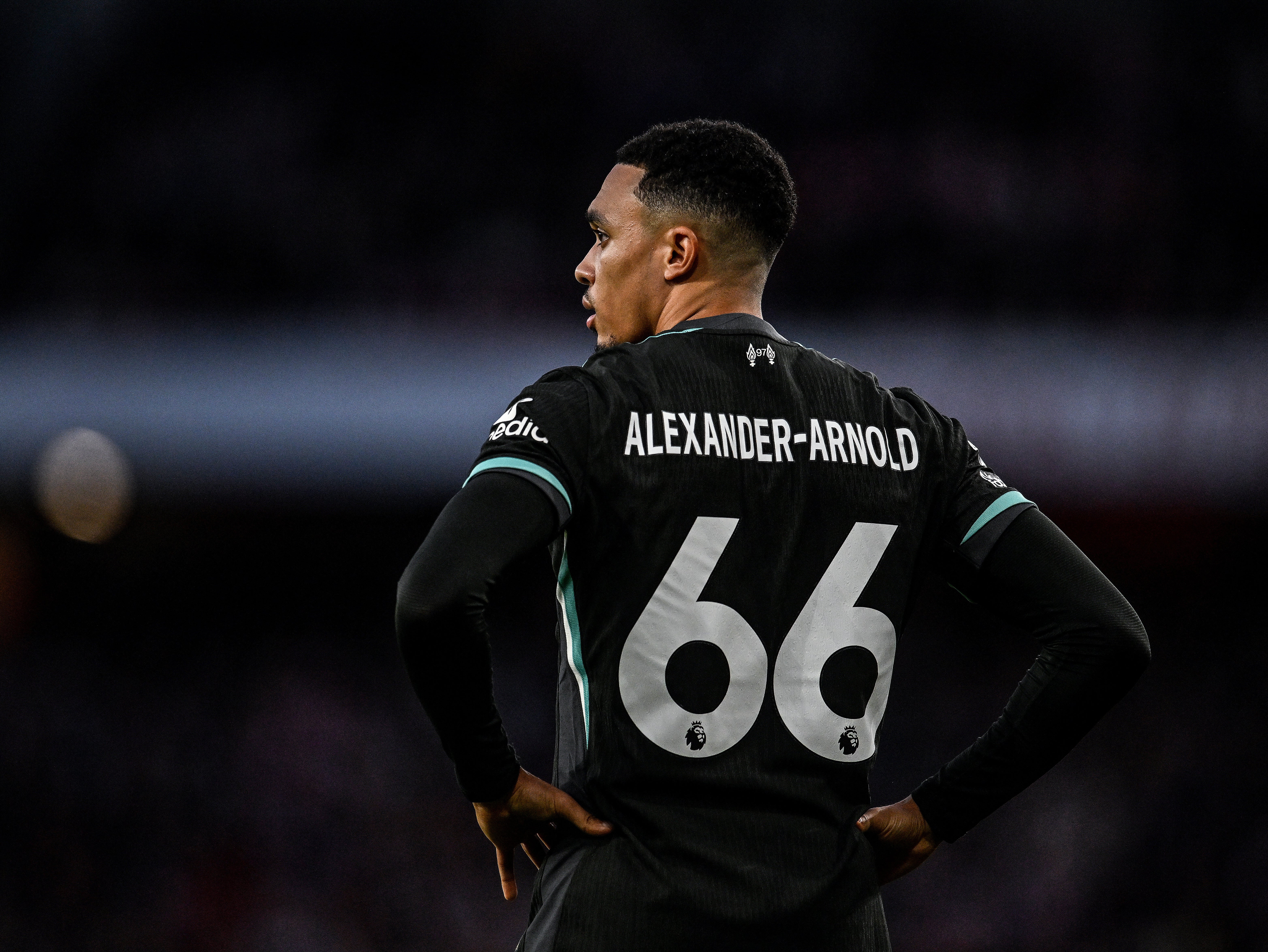 Trent Alexander-Arnold of Liverpool at the Emirates