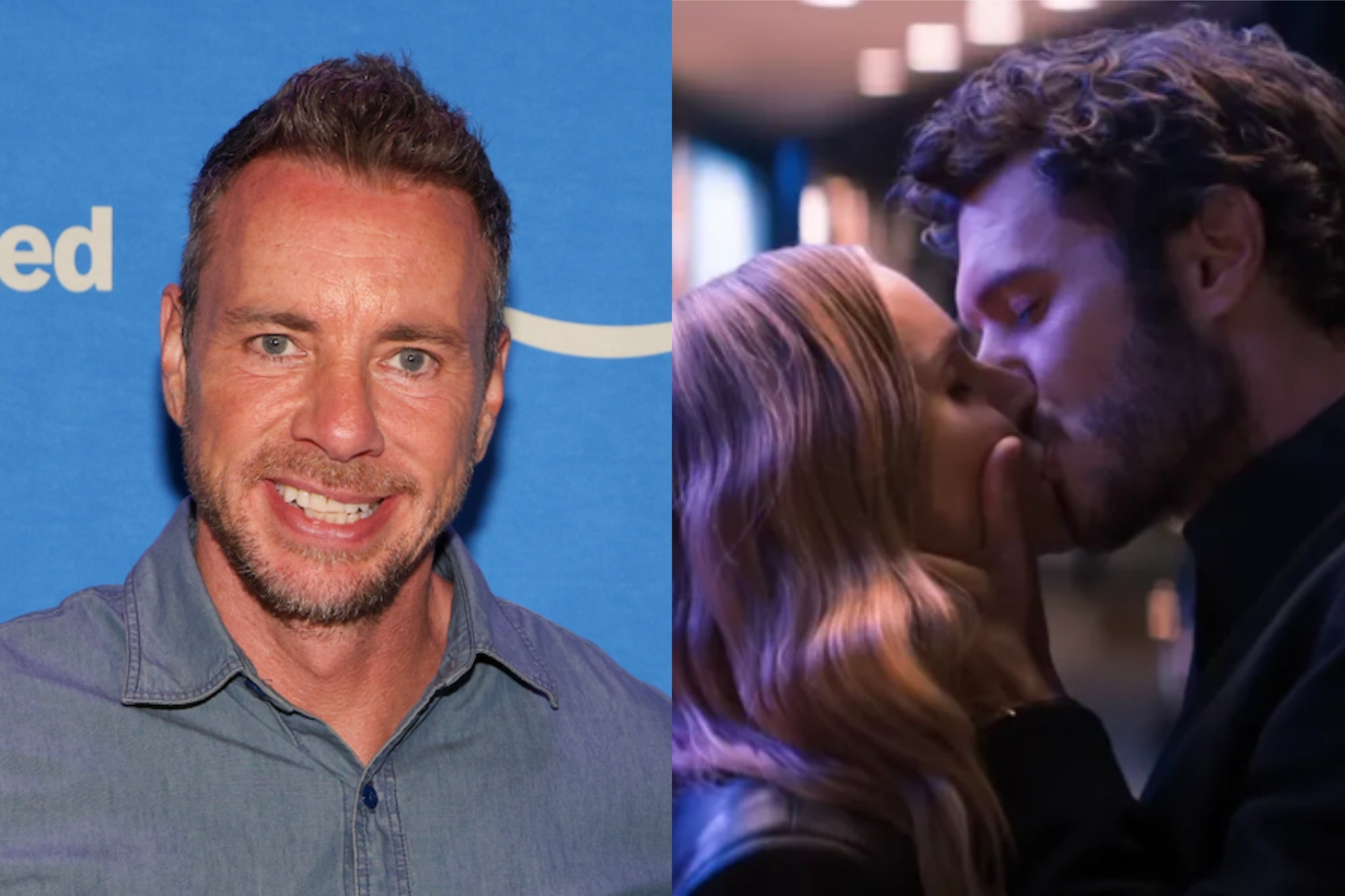 Dax Shepard says he didn’t know Kristen Bell’s could kiss like she did in Nobody Wants This scene with Adam Brody