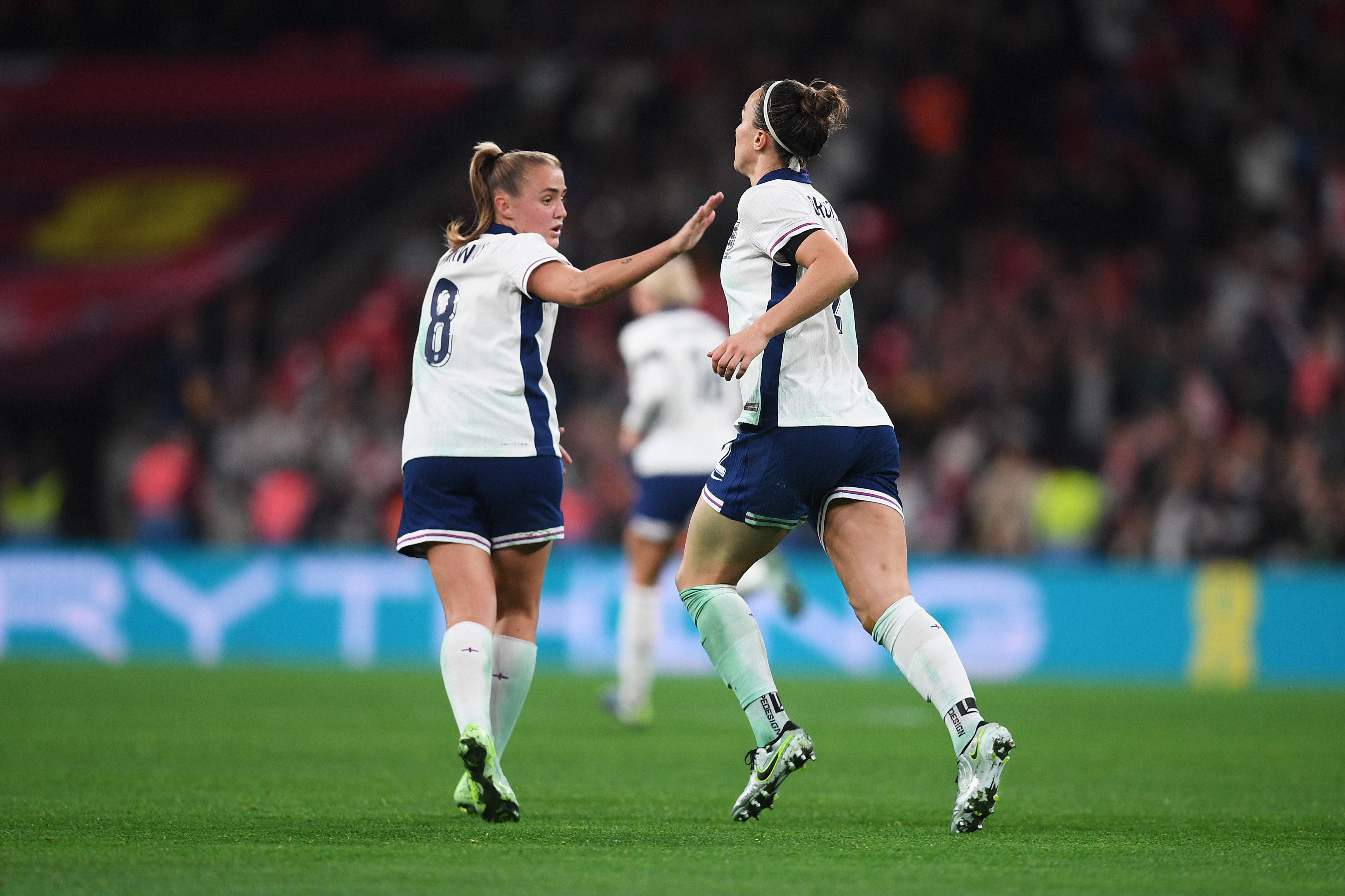 Georgia Stanway led the fight-back as England fell to a 4-3 defeat to Germany