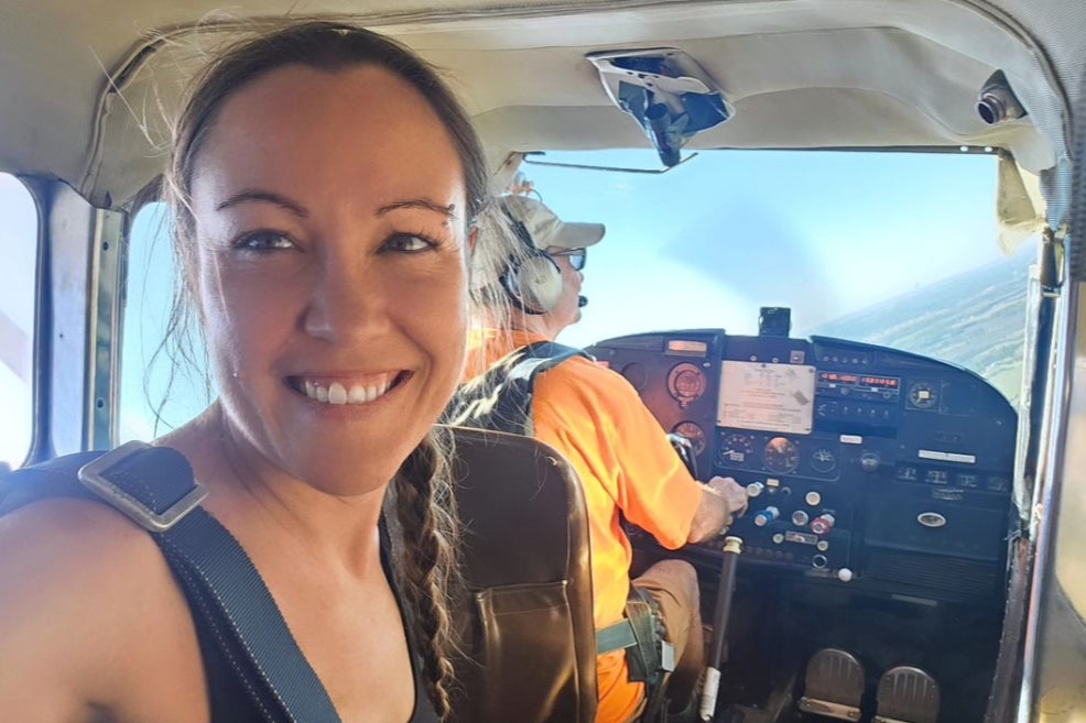 Amanda Gallagher, 37, ran her own photography business, and would take pictures of skydiving. She was killed when she backed into a propeller while taking a picture