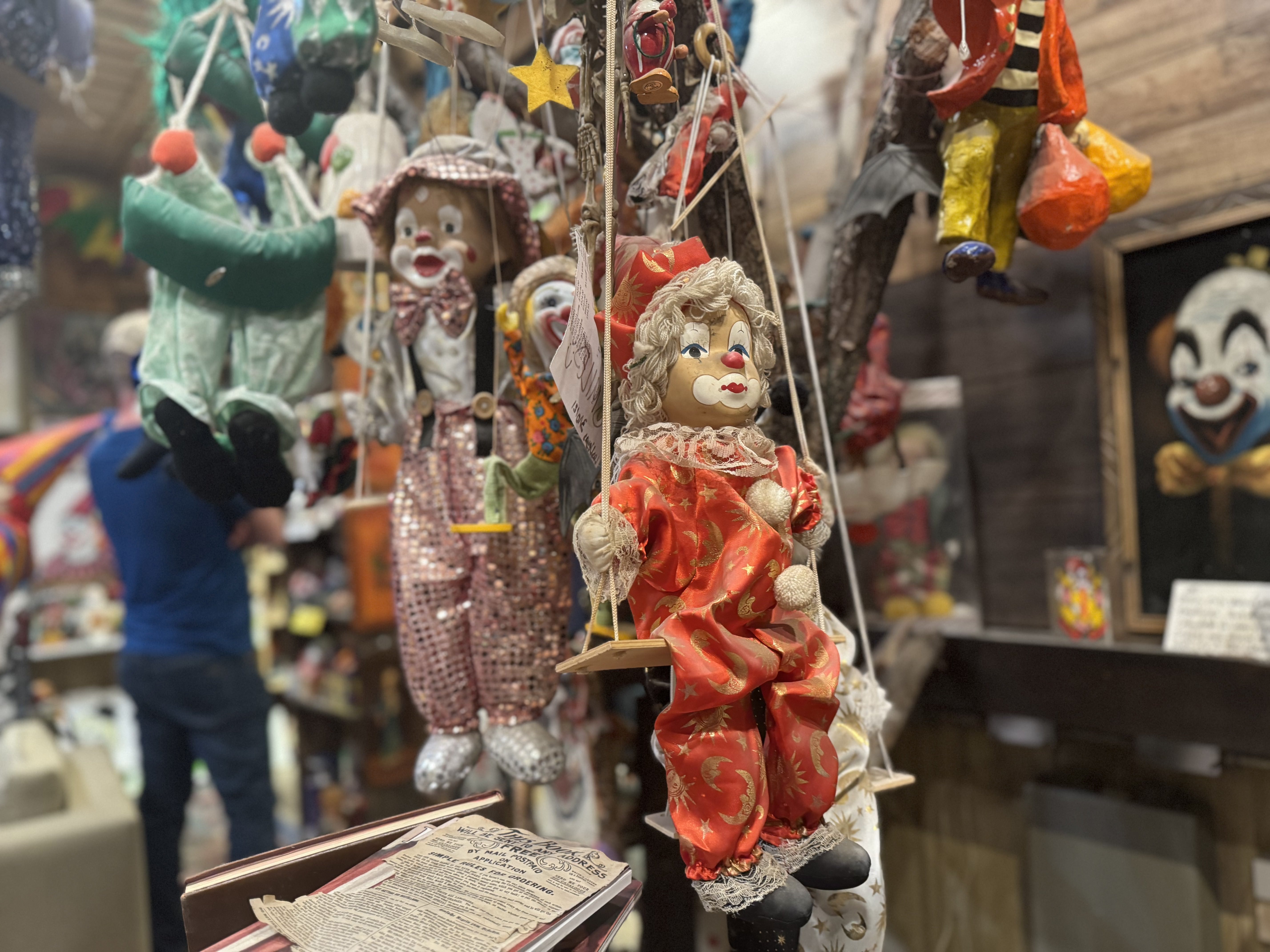 There are more than 5,000 clowns in the museum – said to contain the spirits of the dead