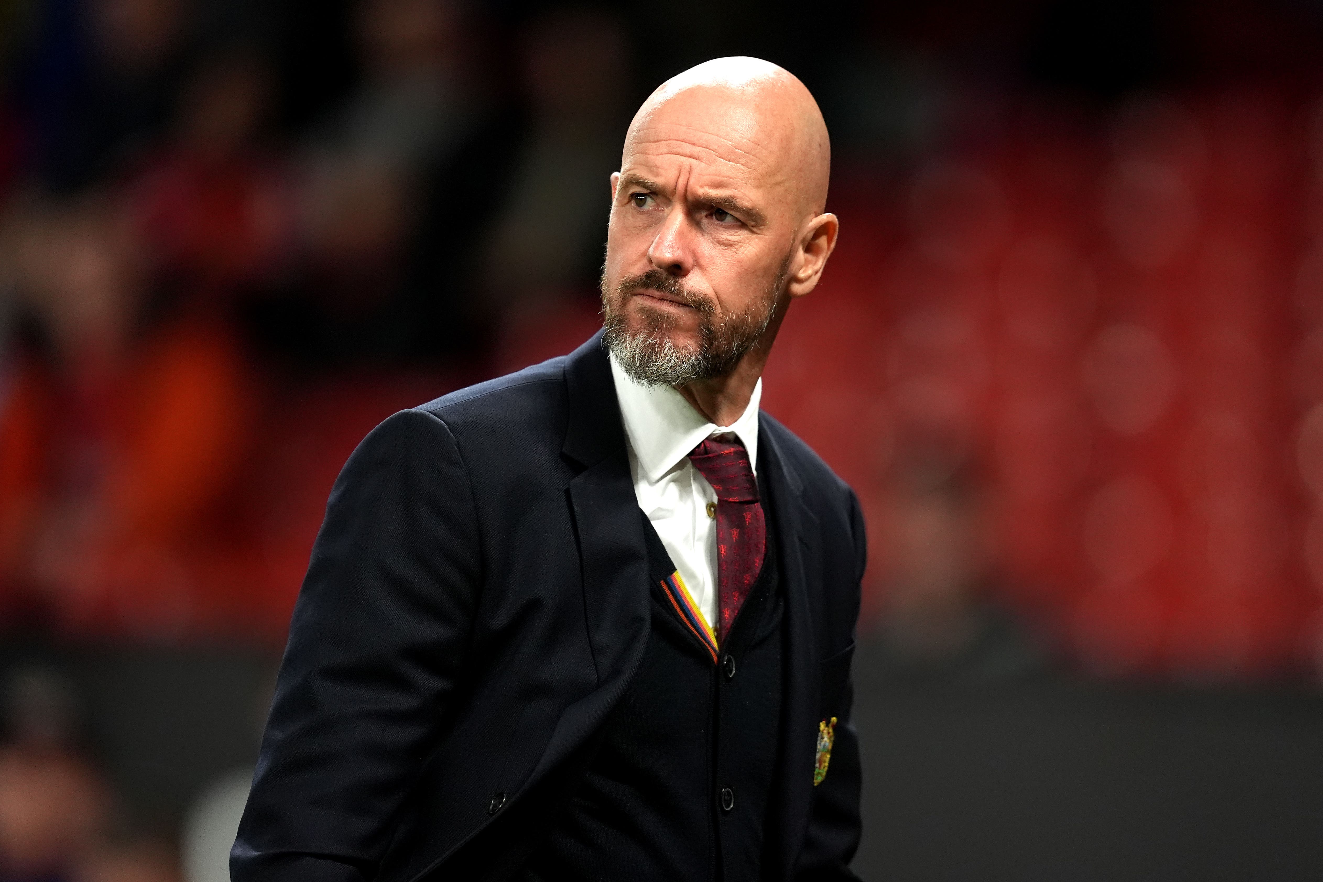 Erik ten Hag won two trophies with Manchester United (Martin Rickett/PA)