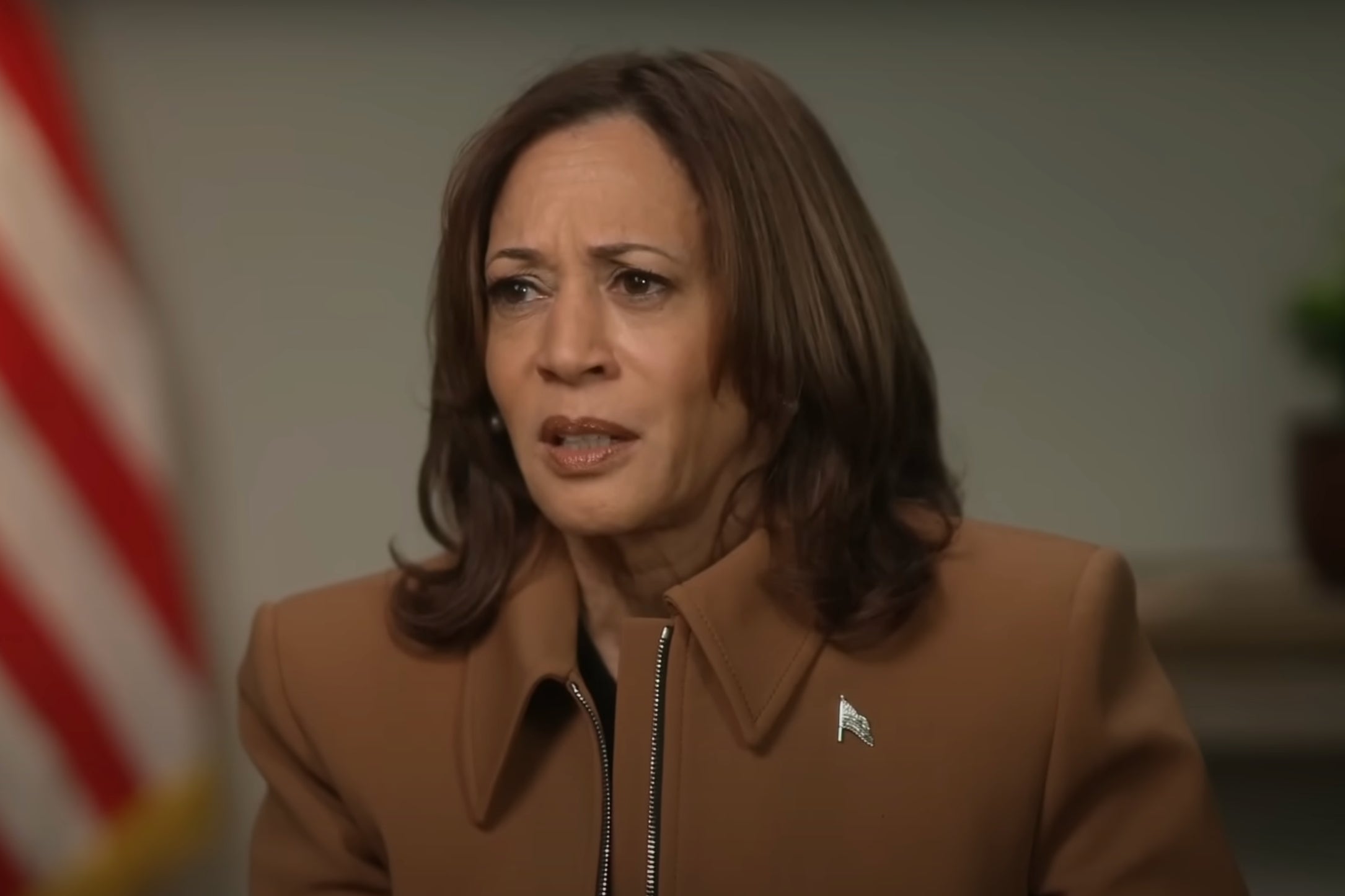 Vice President Kamala Harris said she does not trust Donald Trump’s assertion that he will not impose a federal abortion ban