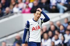 Son Heung-min injury update given ahead of Tottenham’s clash with Man City