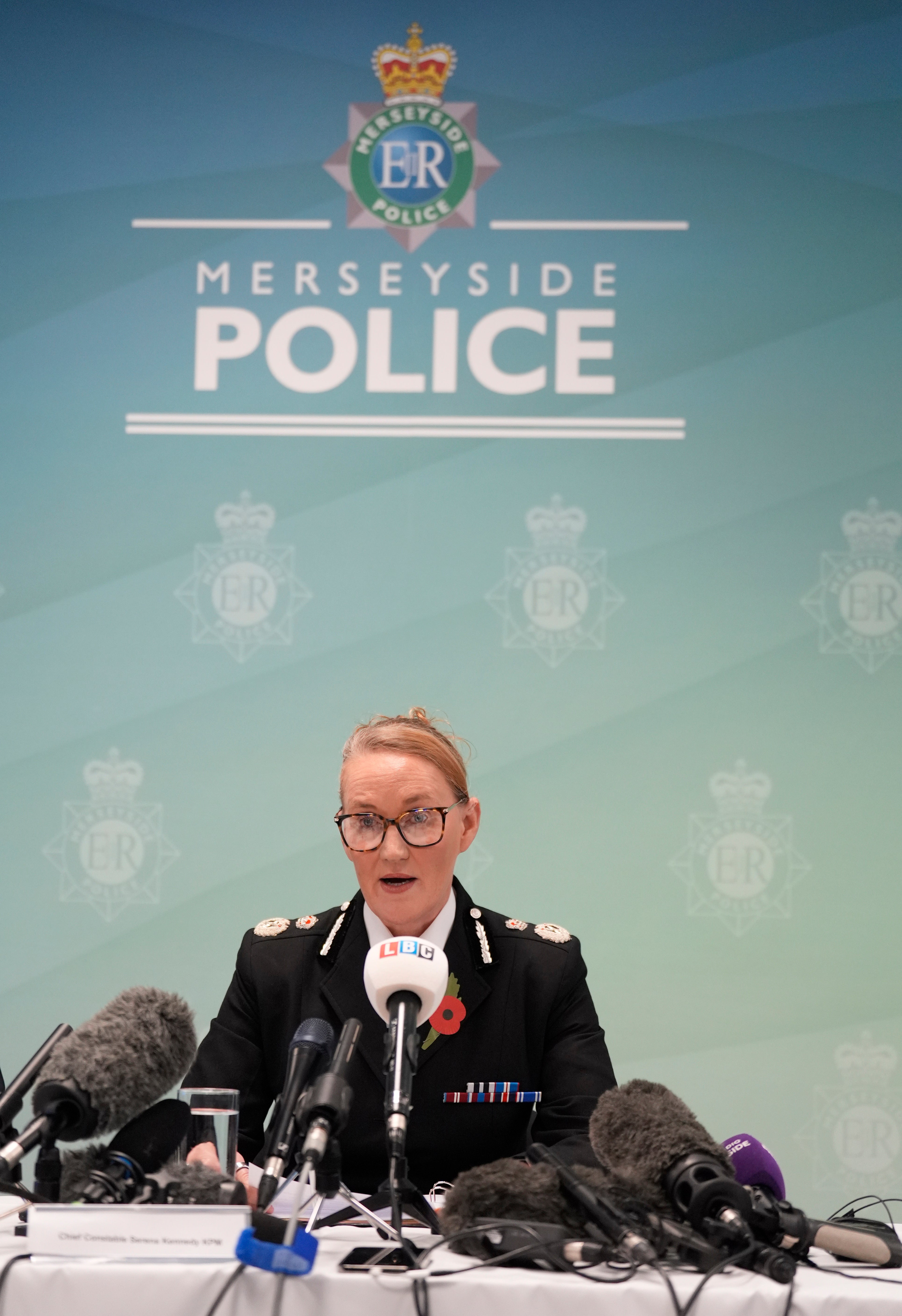 Merseyside Police Chief Constable Serena Kennedy announced the new charges on Tuesday