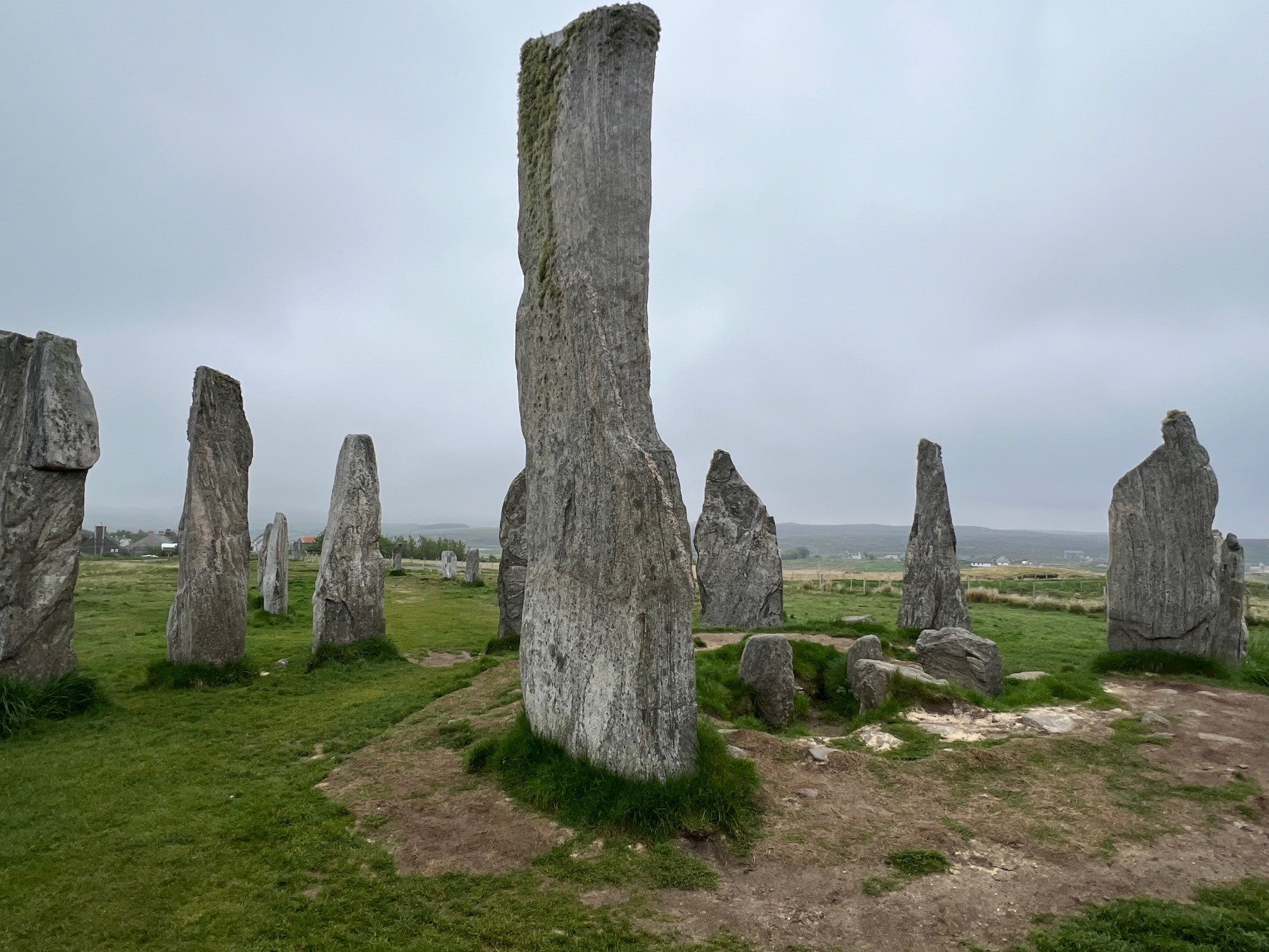 Visiting the stone circle at Callanish