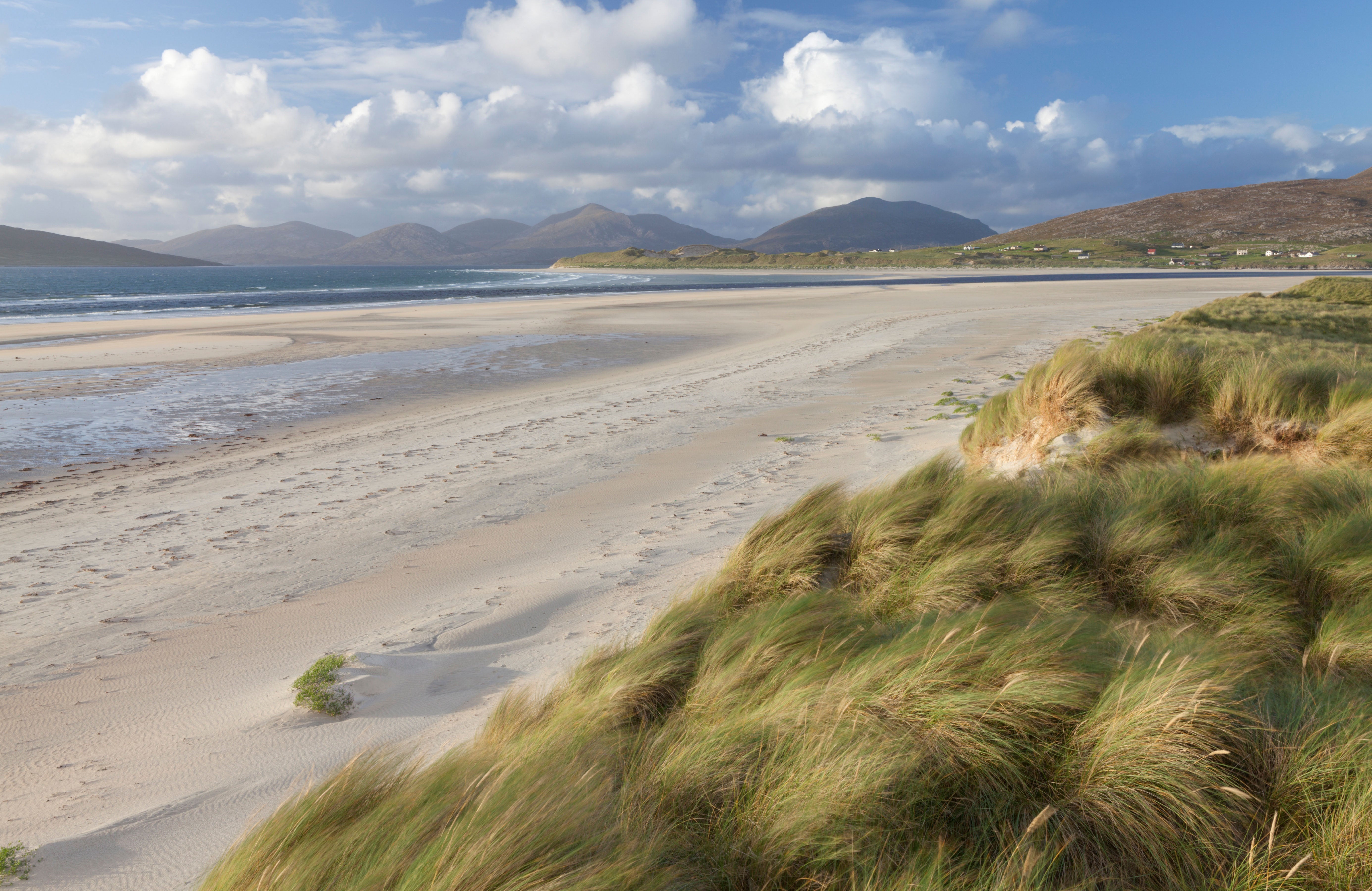 A view of Seilebost beach, Isle of Harris, Outer Hebrides, Scotland