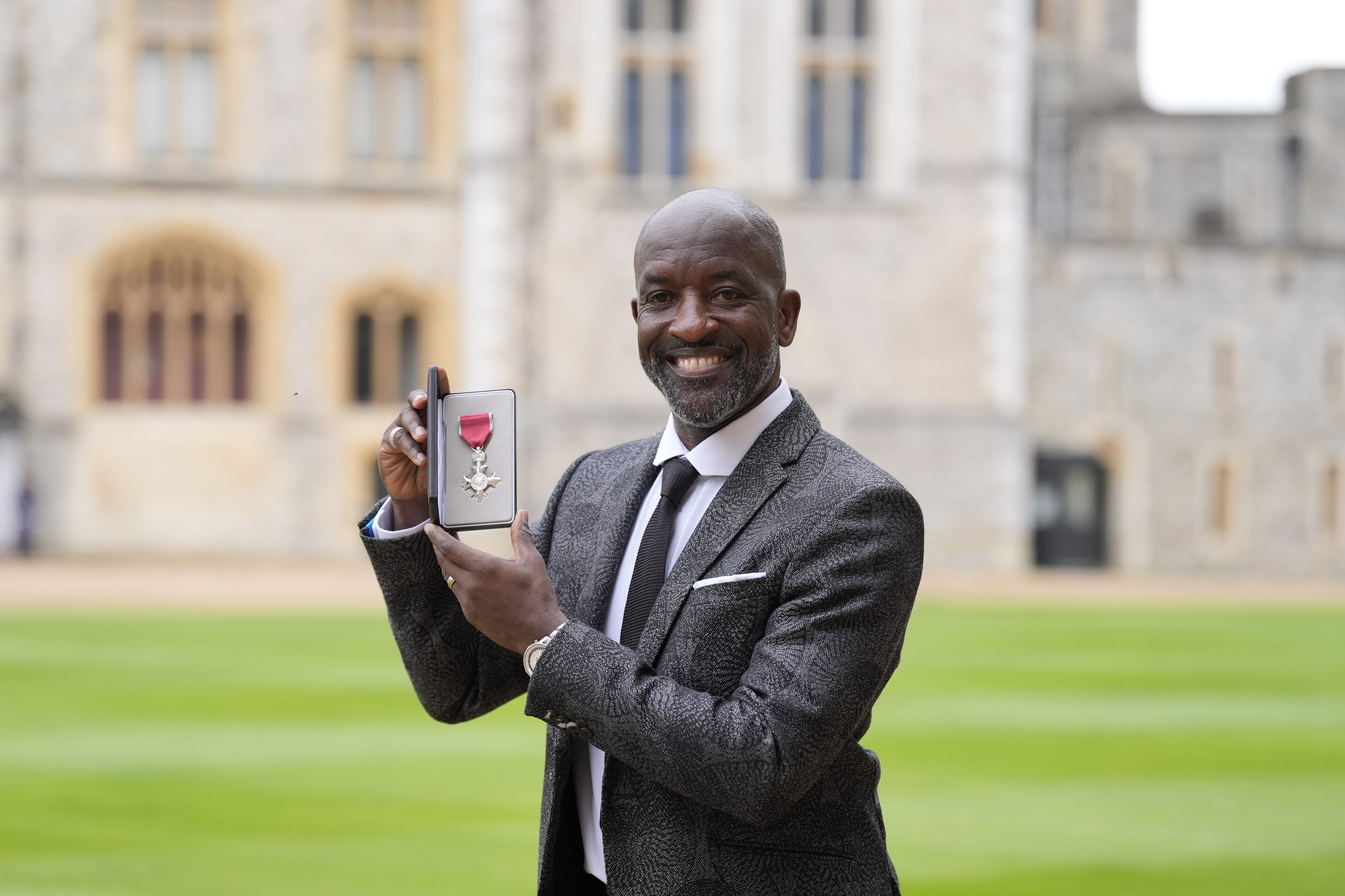 Chris Powell was made an MBE for services to football (Andrew Matthews/PA)