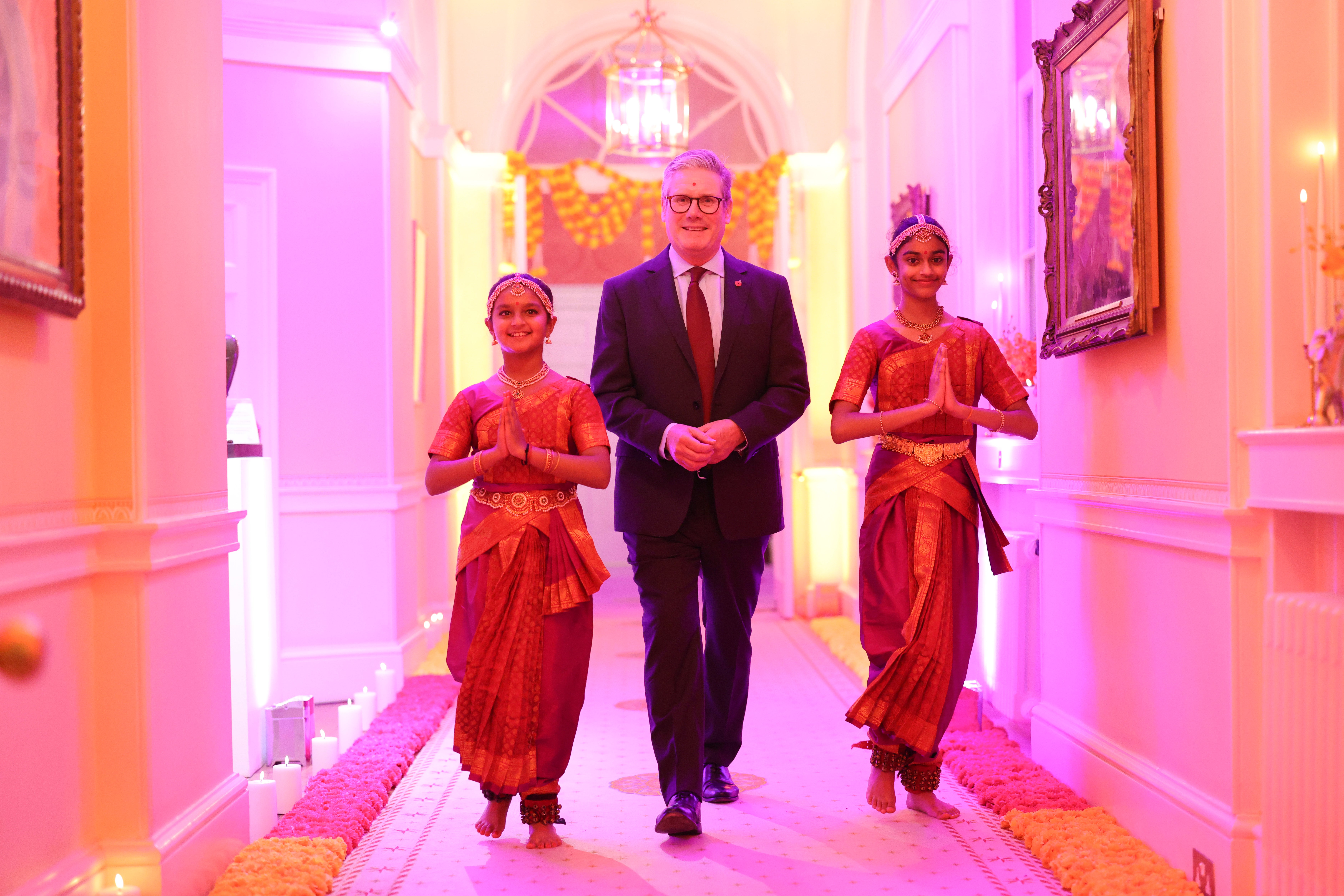 Keir Starmer at the reception to celebrate Diwali in Downing Street