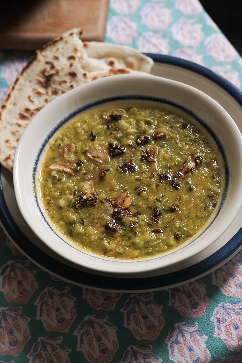 Lentils get a smoky treatment in this buttery dal