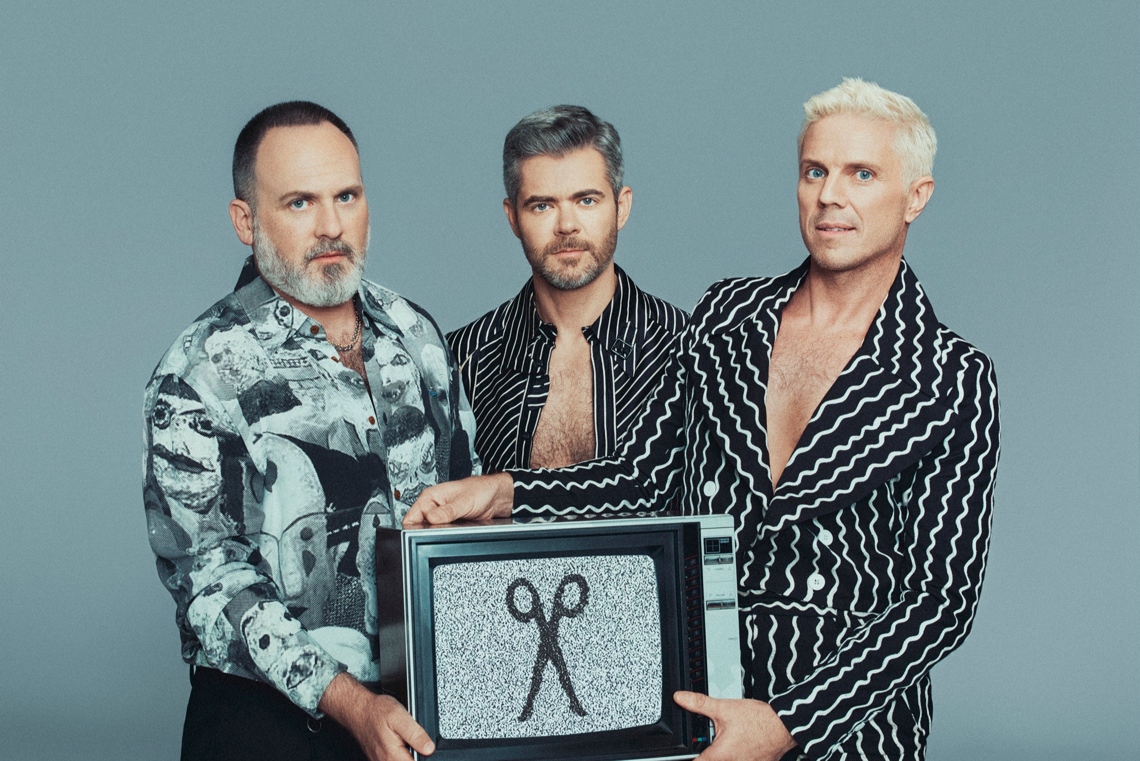 Babydaddy, Del Marquis and Jake Shears of the newly reformed Scissor Sisters