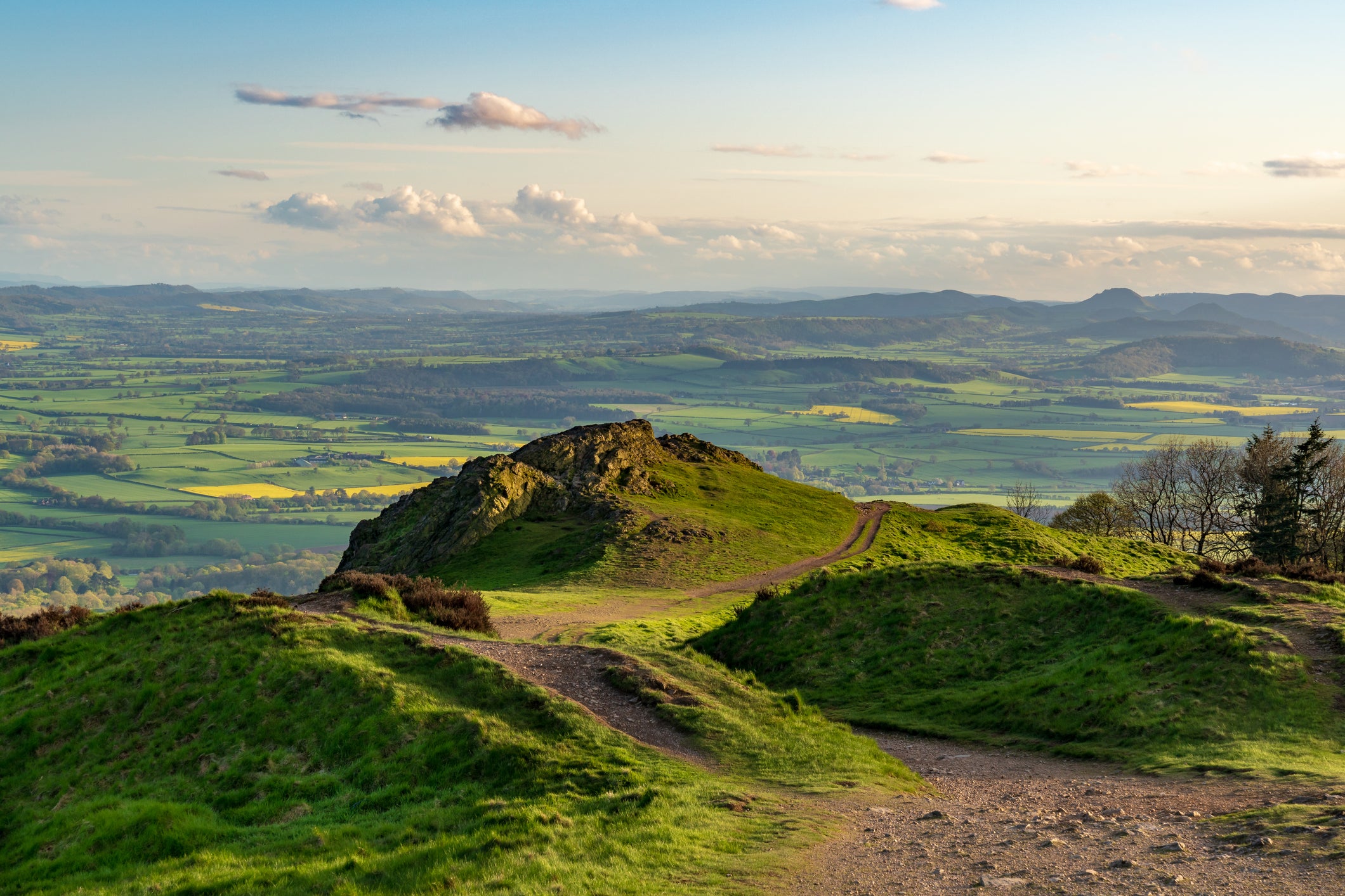 Stay in the green, serene South Shropshire Hills