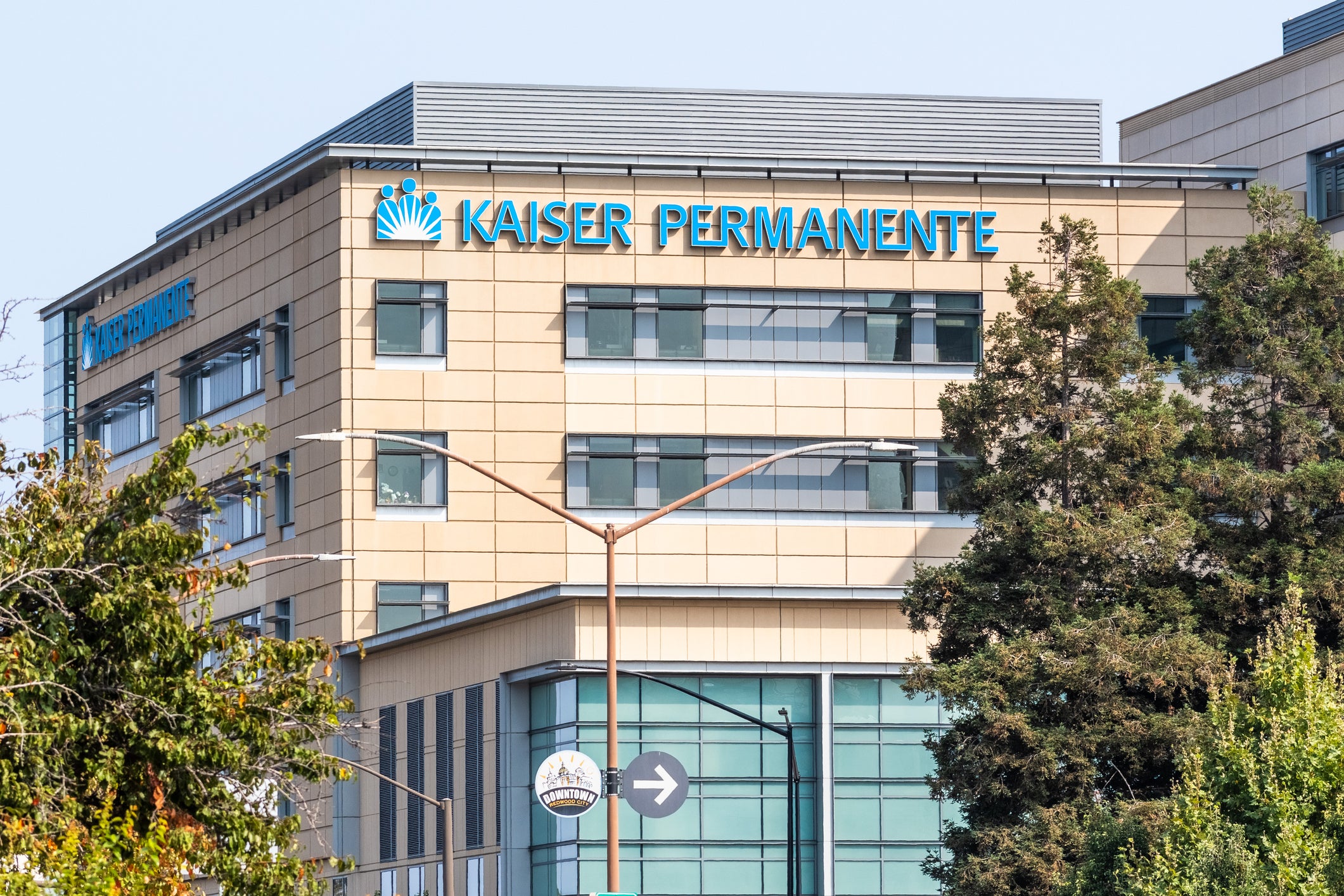 The outside of Kaiser Permanente Hospital is seen in California’s San Francisco Bay Area. Kaiser Permanente researchers lead the study, published Wednesday.