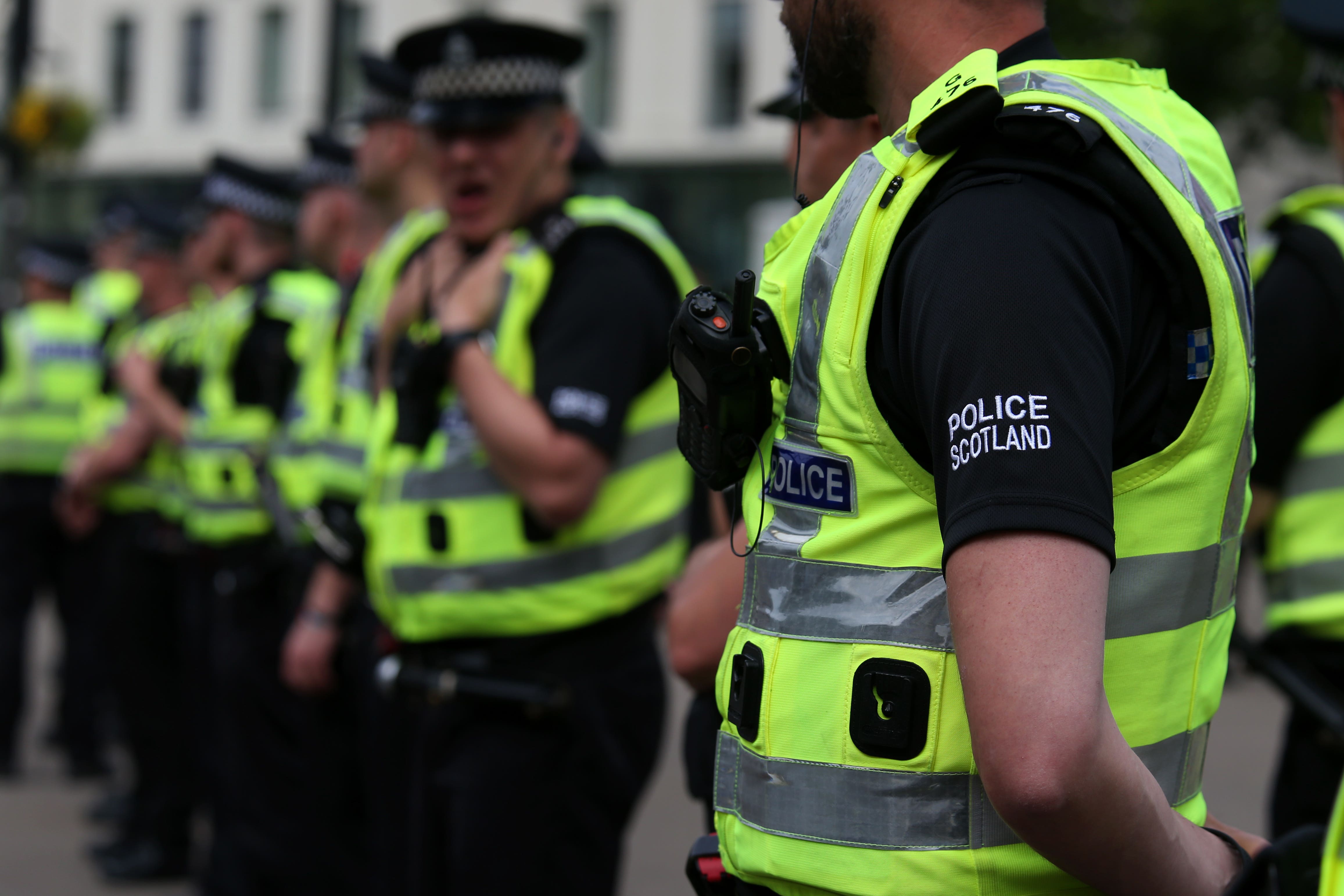 Police Scotland officers are set to withdraw goodwill from 5pm on Friday, the Scottish Police Federation has announced (Andrew Milligan/PA)