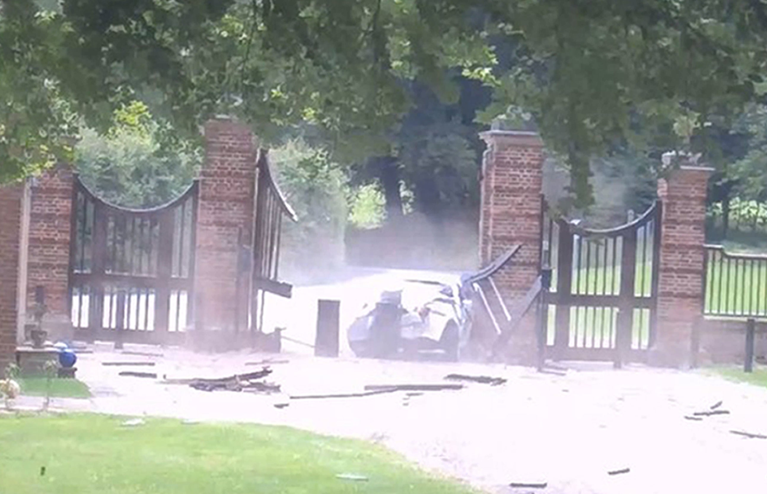 The moment that Matthew Wootten crashed through the gates of the prime minister’s Chequers residence