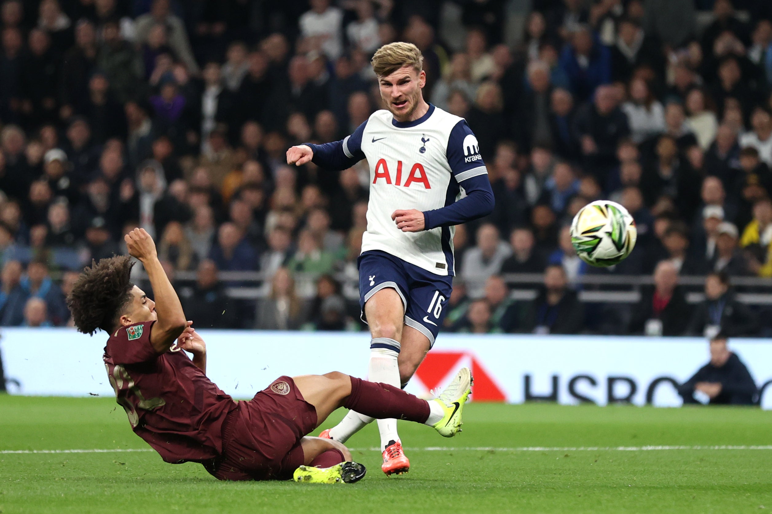 Werner finished off an excellent counter-attack for his first goal of the season