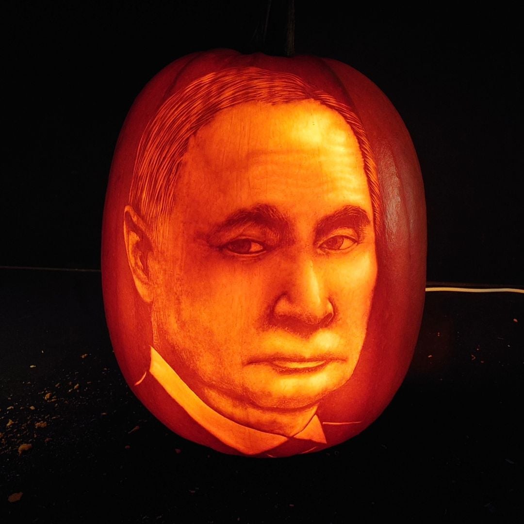 A pumpkin Putin