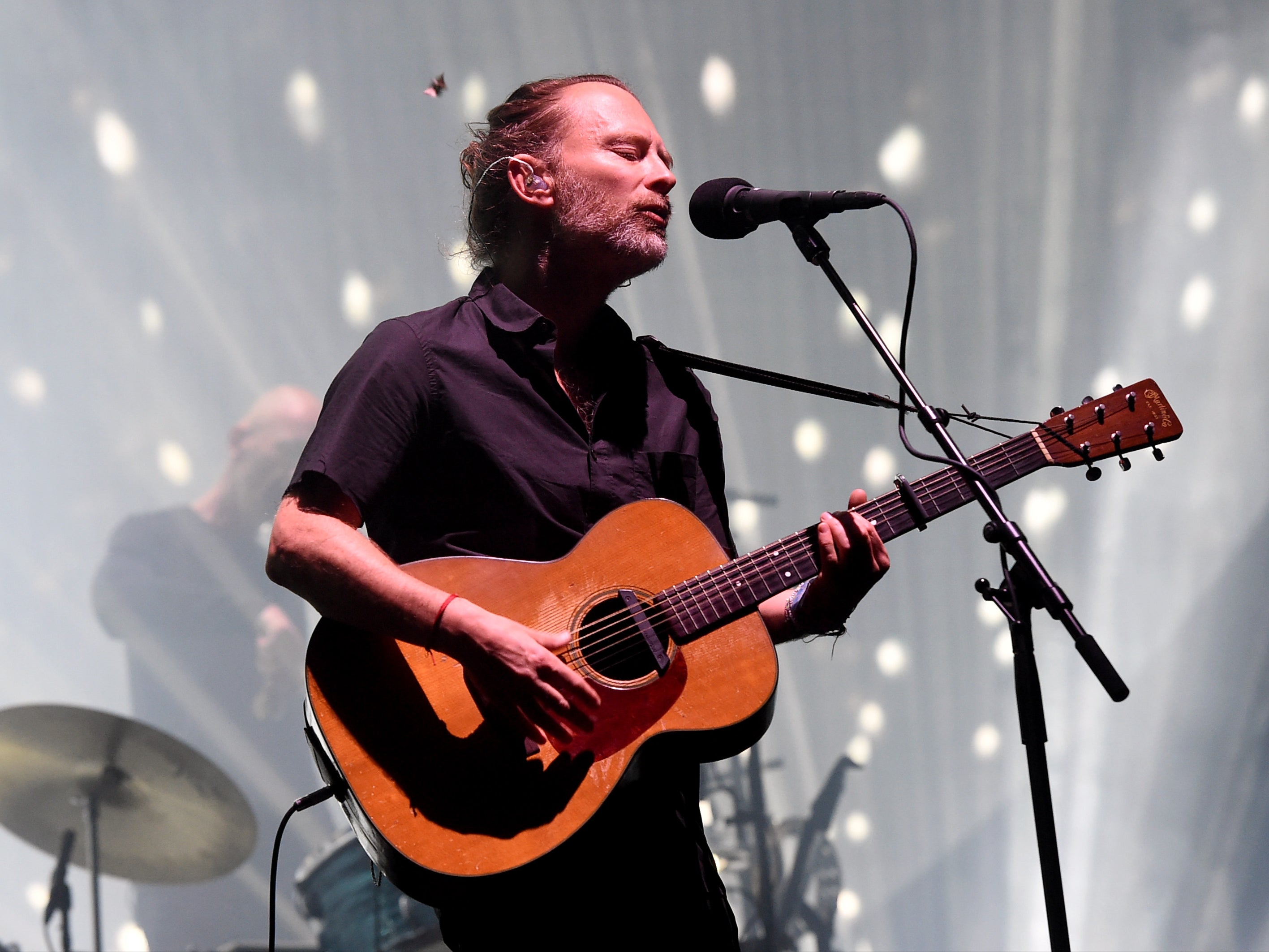 Thom Yorke briefly walked offstage after being heckled by a pro-Palestine protester