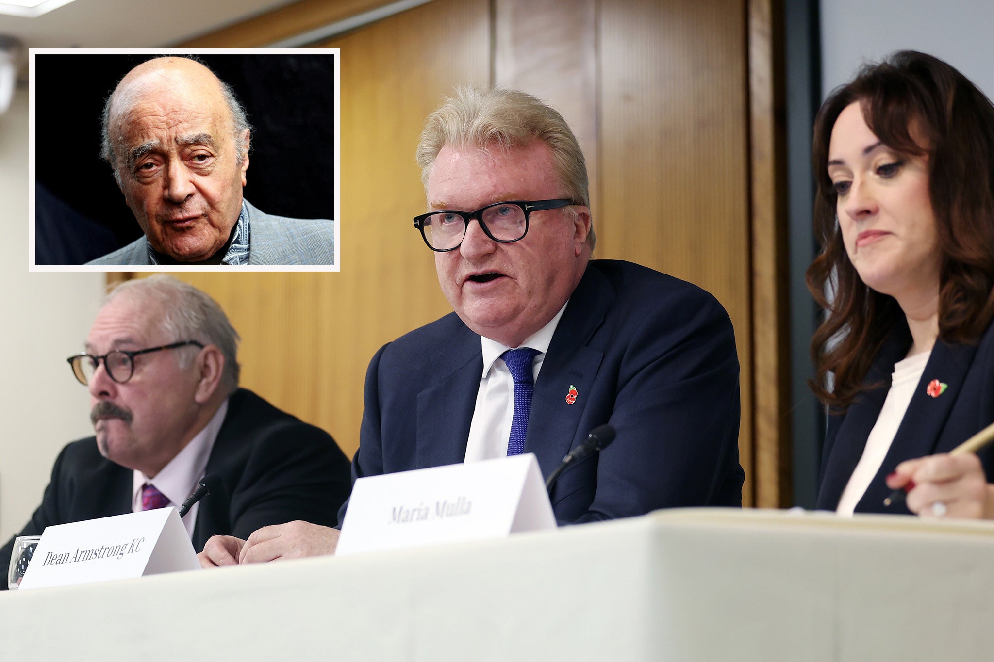 An update on the investigation into alleged sexual abuse by Mohamed al-Fayed was given at a press conference on Thursday