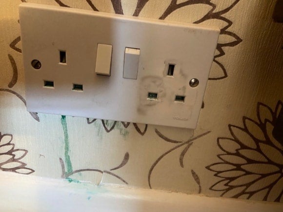 Green slime oozing from power sockets isn’t paranormal, it’s bad wiring, says Electrical Safety First