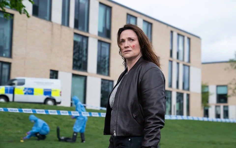 Sarah Parish in new show ‘Curfew’ where men are only allowed out at certain times to reduce violence against women