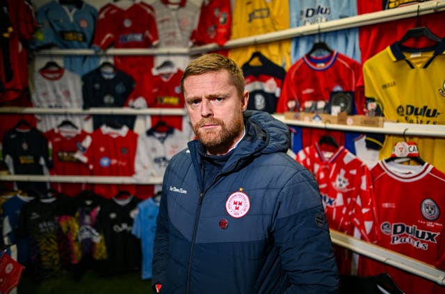 <p>Damien Duff at Tolka Park in Dublin</p>