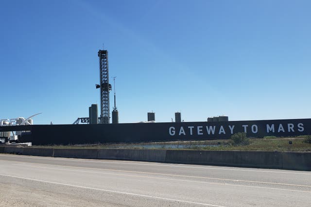 <p>Elon Musk’s Starbase, inside Boca Chica State Park, is known as the ‘Gateway to Mars’ </p>