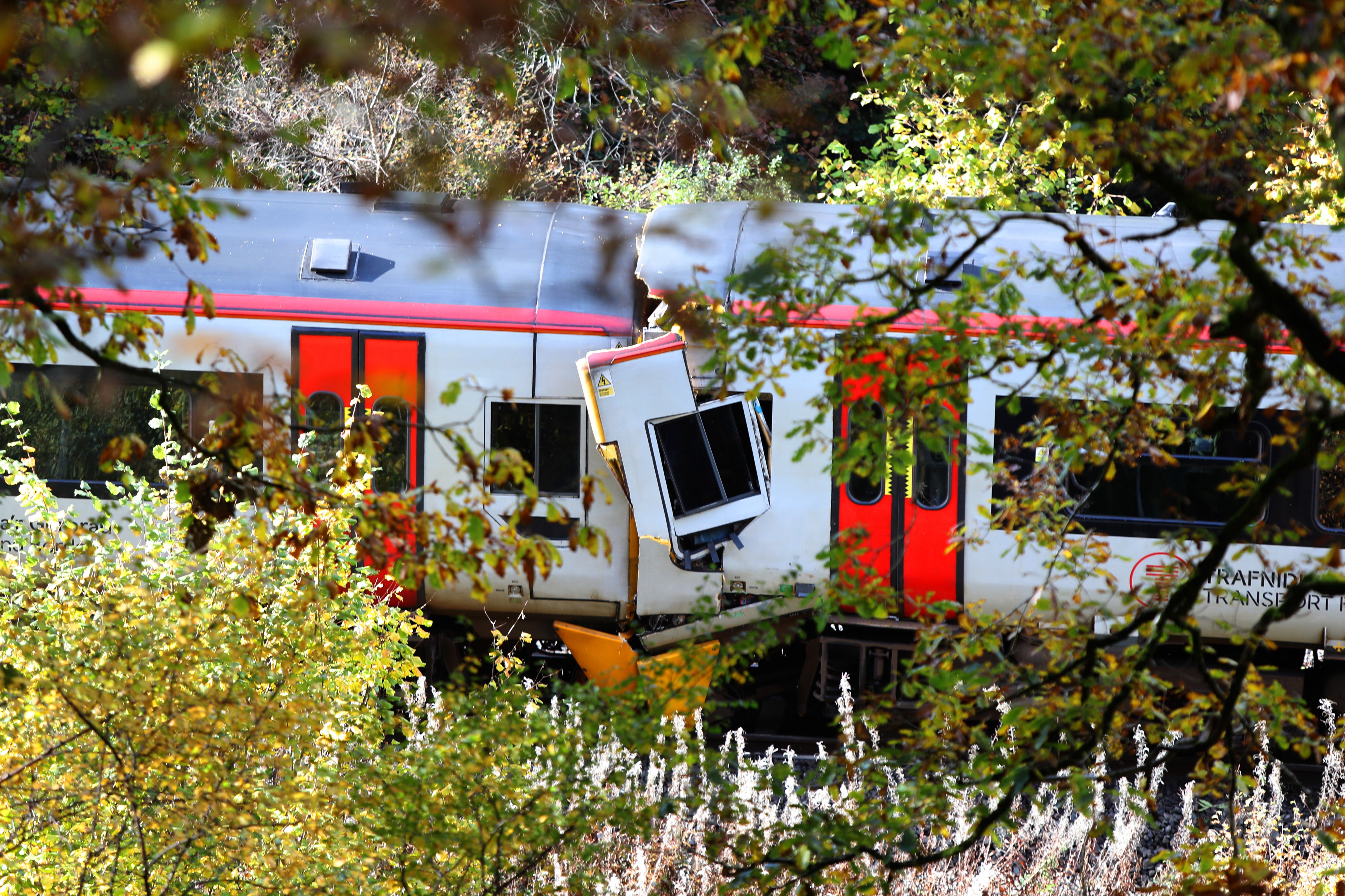 The British Transport Police has apologised to the family of a man who died after two trains crashed in Wales (Ian Cooper/PA Wire)