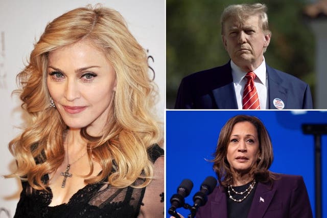 <p>Madonna has revealed who she’s voting for in the 2024 US presidential election</p>