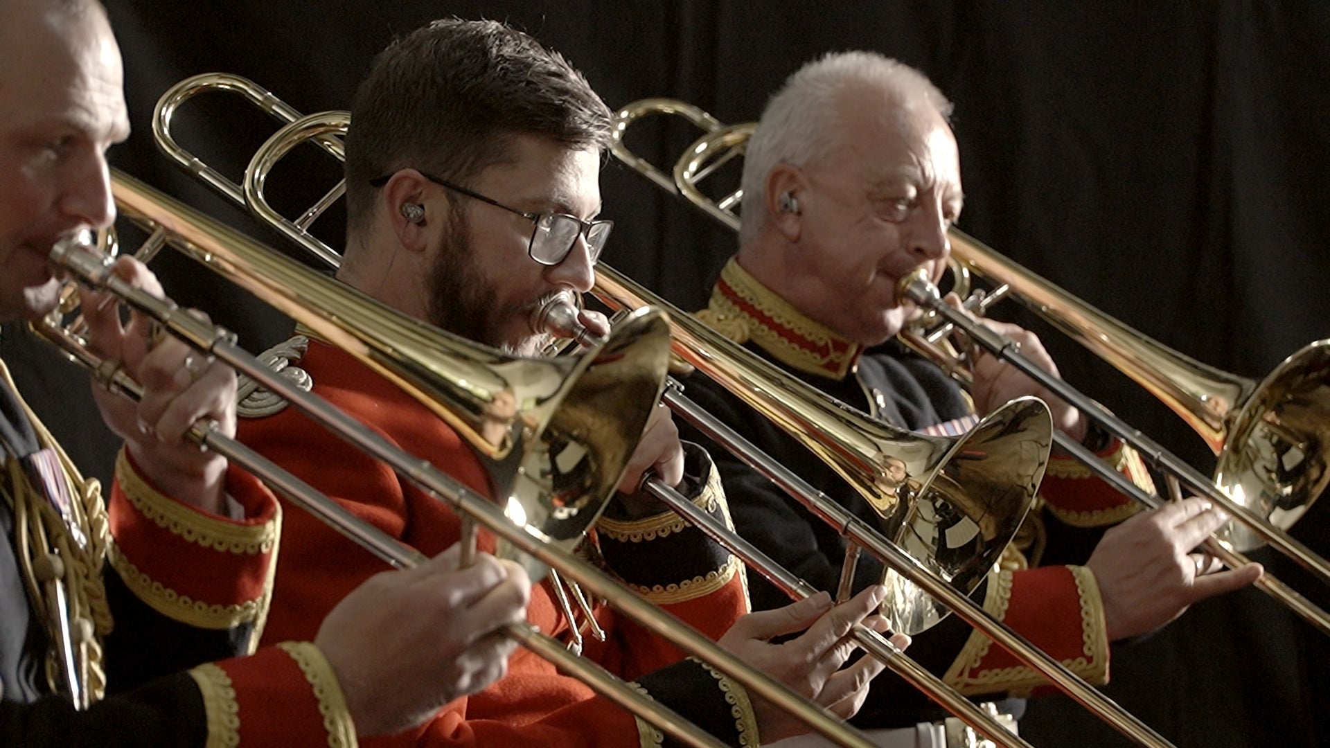 The Band of the Household Cavalry playing the song (Military Wives Choirs/PA)