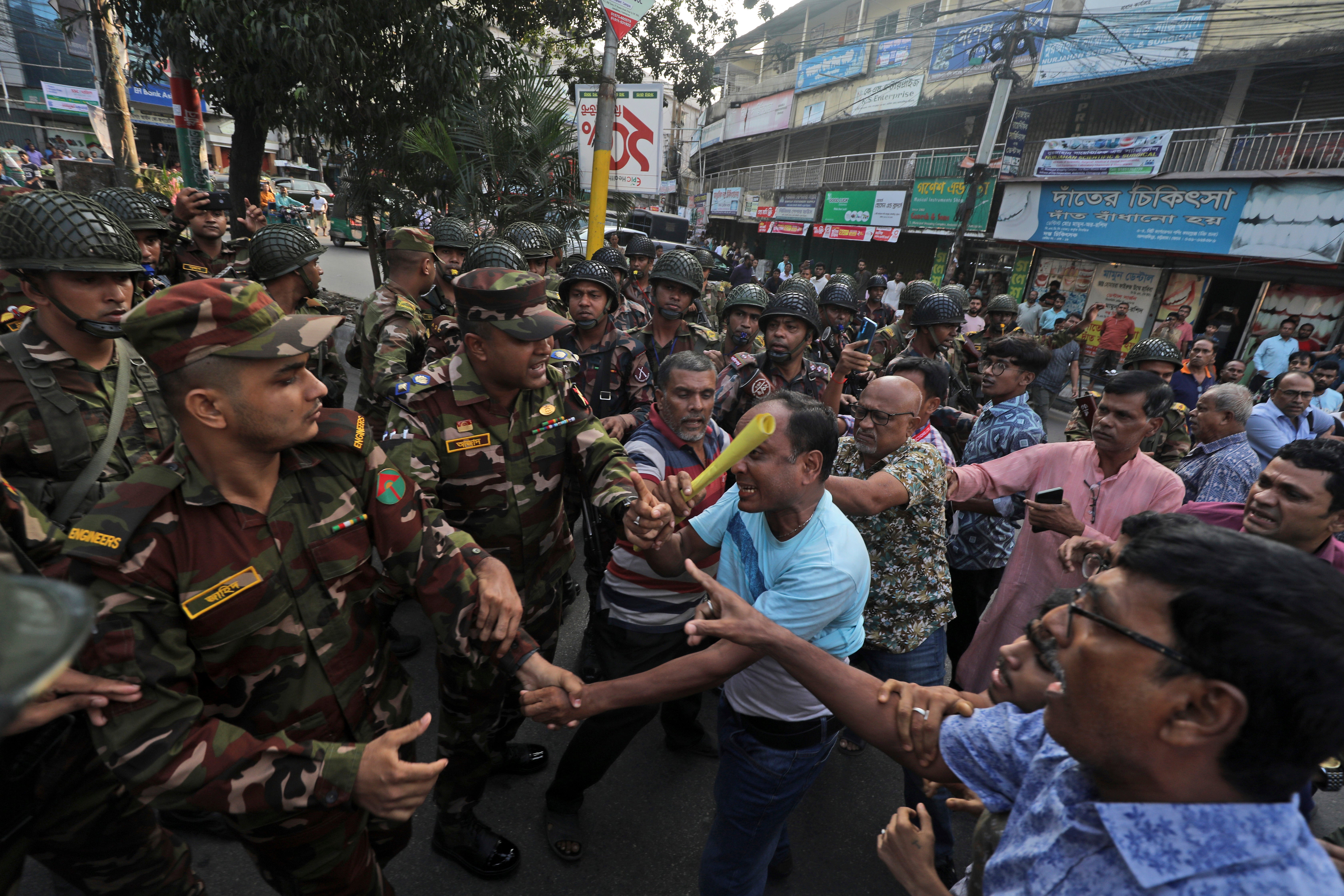 Bangladesh Hindu Protest