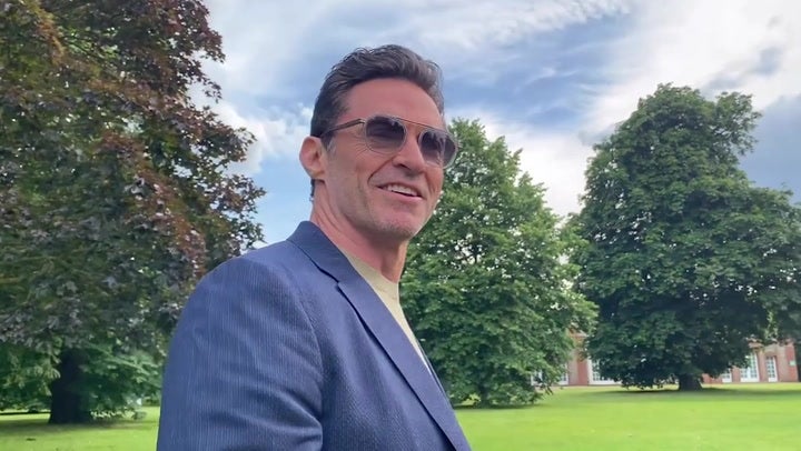 Hugh Jackman walks through London’s Hyde Park to announce now cancelled gig