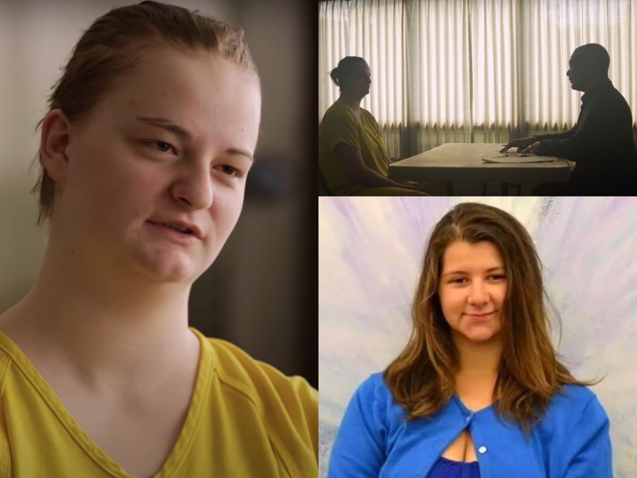 Denali Brehmer (left), who is serving a 99-year-old prison sentence for killing her “best friend” Cynthia Hoffman (bottom right) in 2019 after allegedly being catfished by a man who offered her $9 million to commit the murder, is speaking out to Court TV about what led to this point.