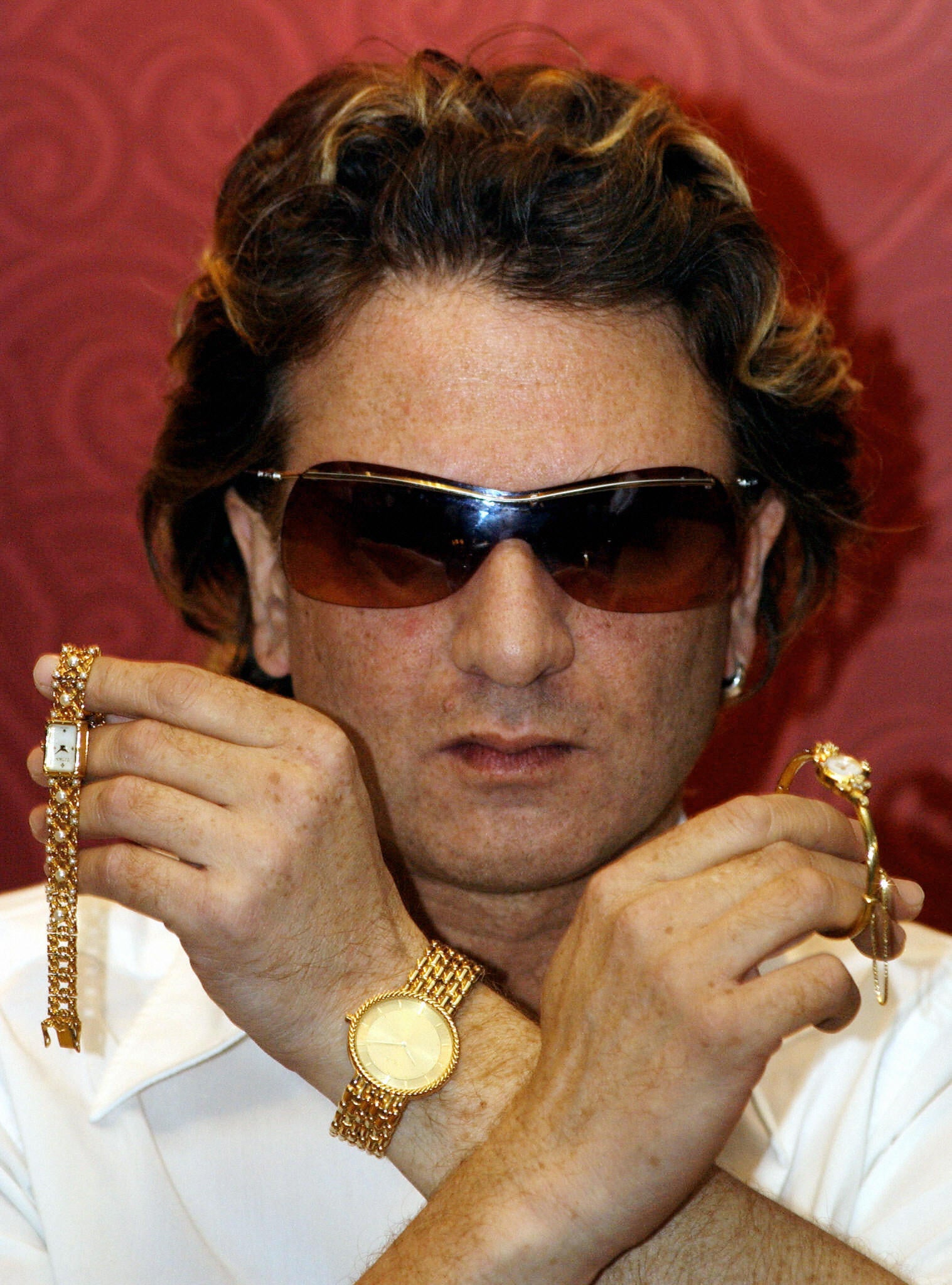 Rohit Bal in 2003 as he tied up with watch maker Titan