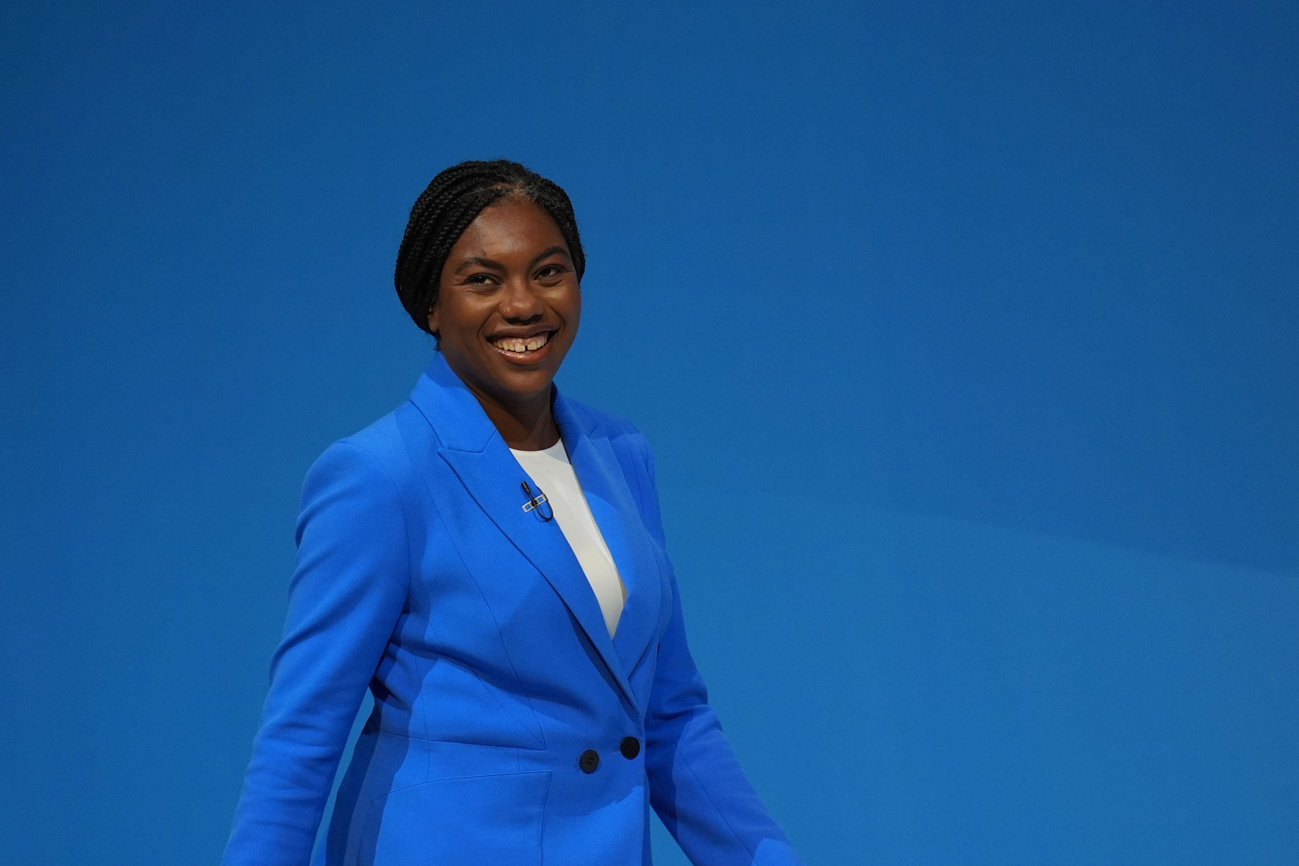 Kemi Badenoch was declared the new Conservative Party leader (Jacob King/PA)