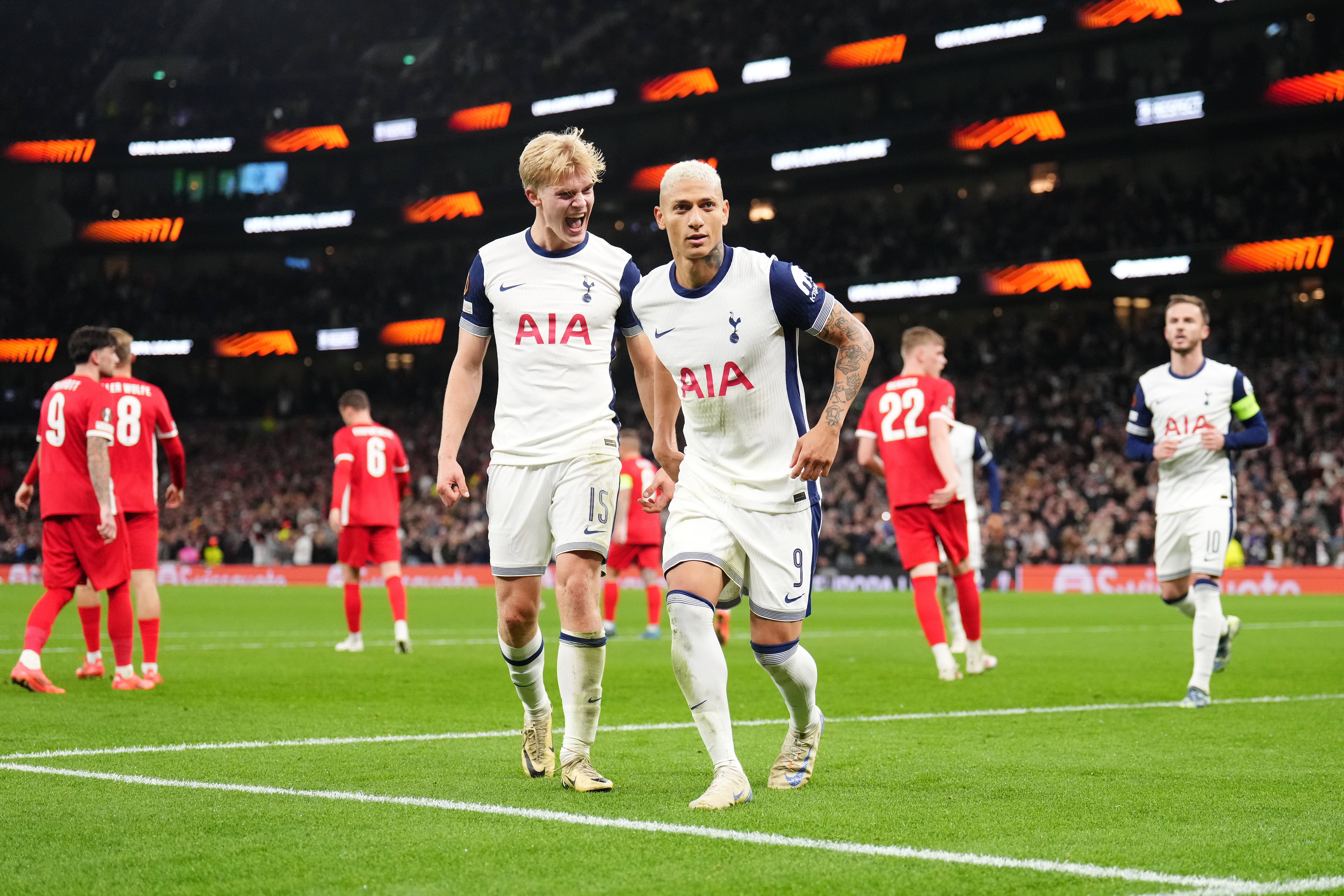 Tottenham continue their Europa League campaign