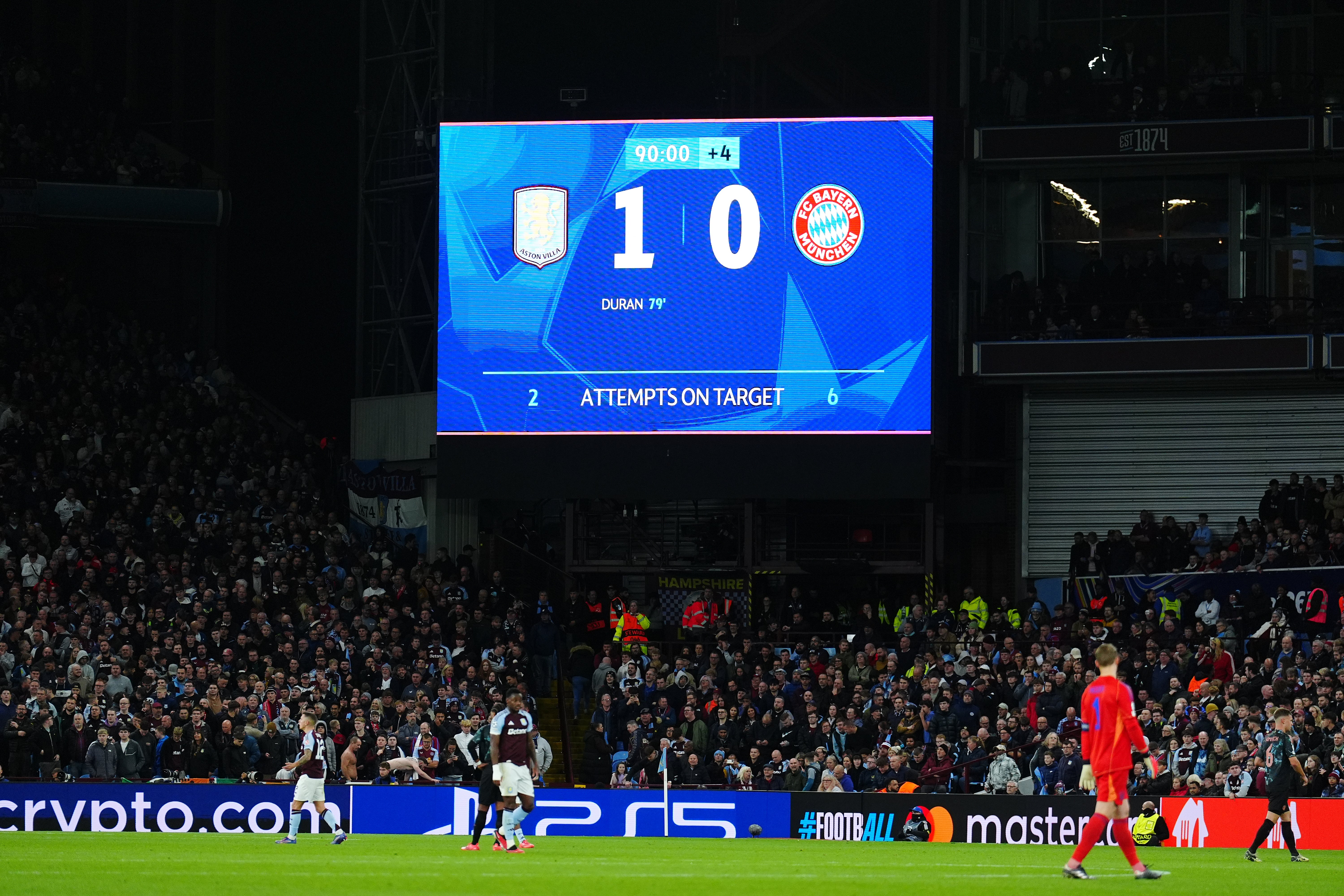 Aston Villa are enjoying themselves on their return to the top tier of European competition ( Mike Egerton/PA)