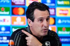 Unai Emery knows raising standards at Aston Villa brings pressure