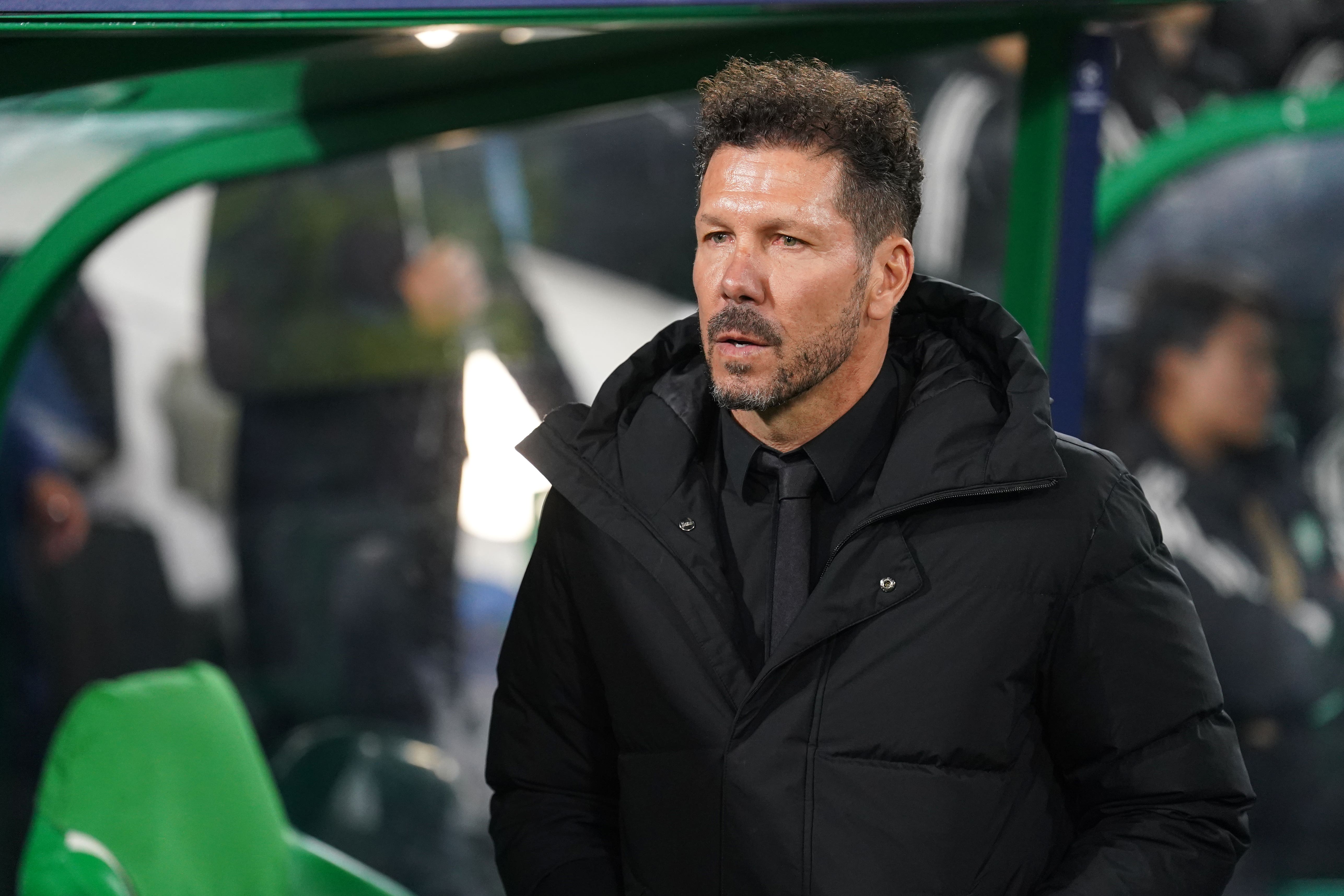 Atletico Madrid manager Diego Simeone questioned the decision not to postpone their La Liga match (Andrew Milligan/PA)