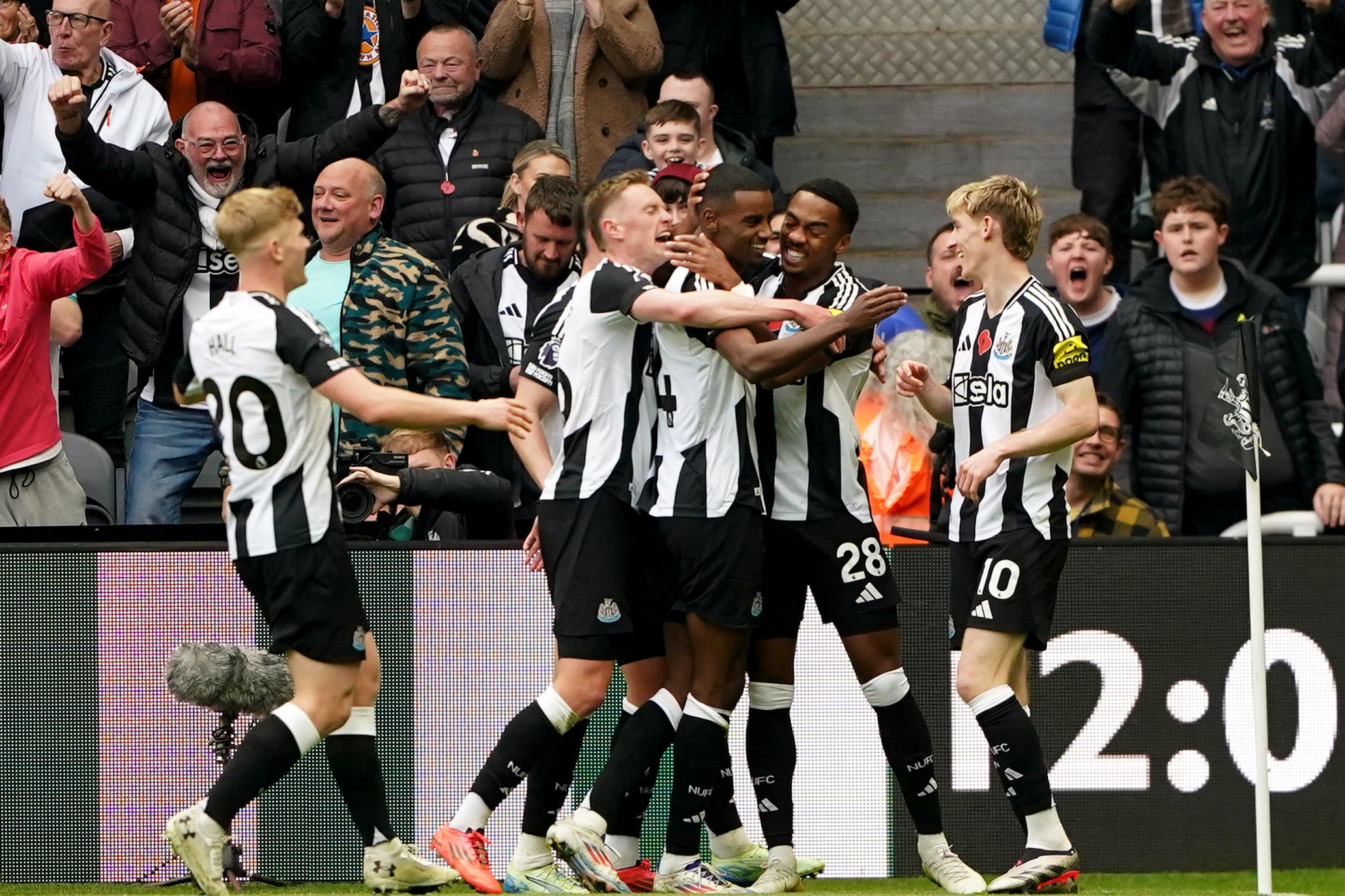 Alexander Isak headed Newcastle to Premier League victory over Arsenal (Owen Humphreys/PA)