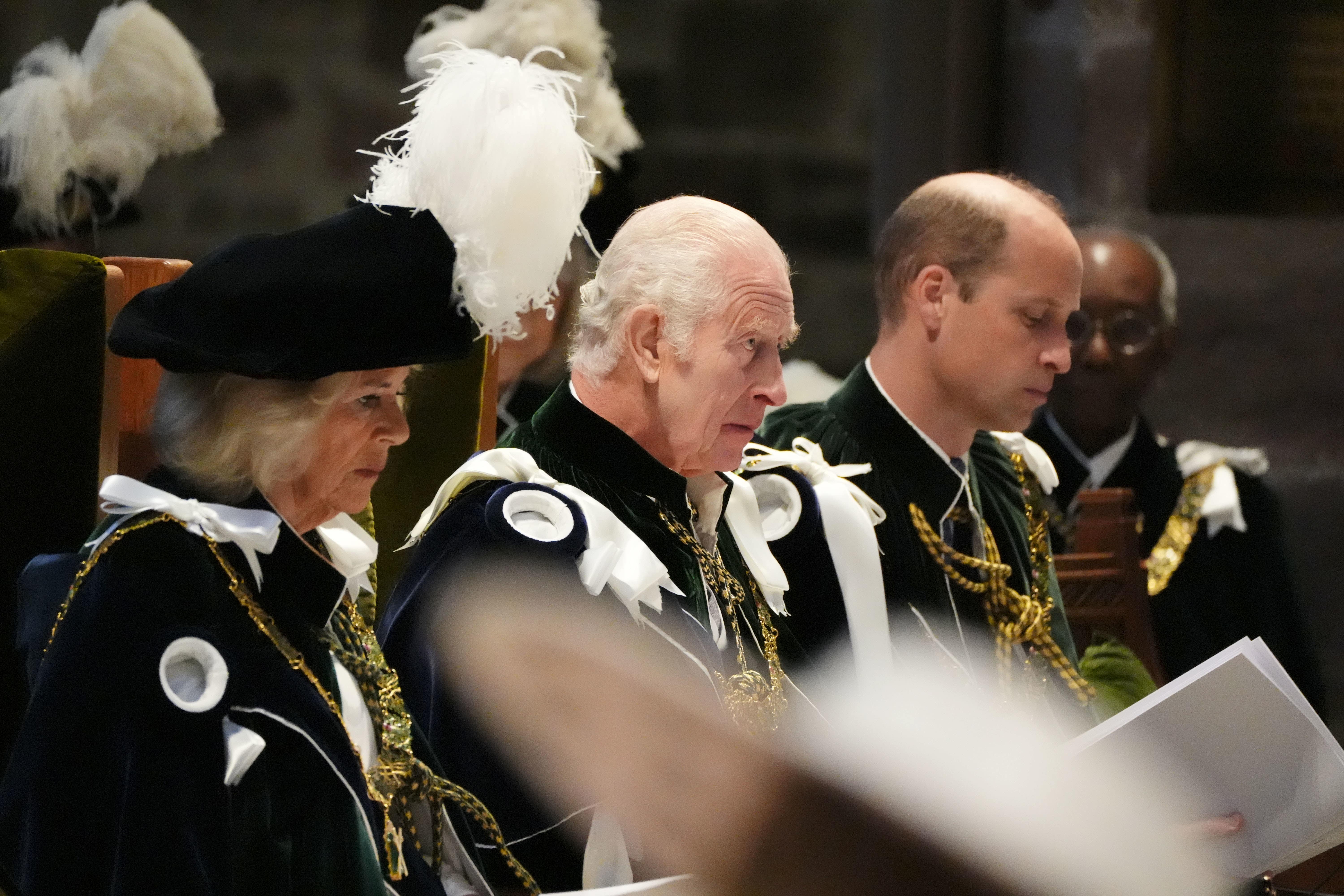 Charles and William own the Duchies of Lancaster and Cornwall respectively (Andrew Milligan/PA)