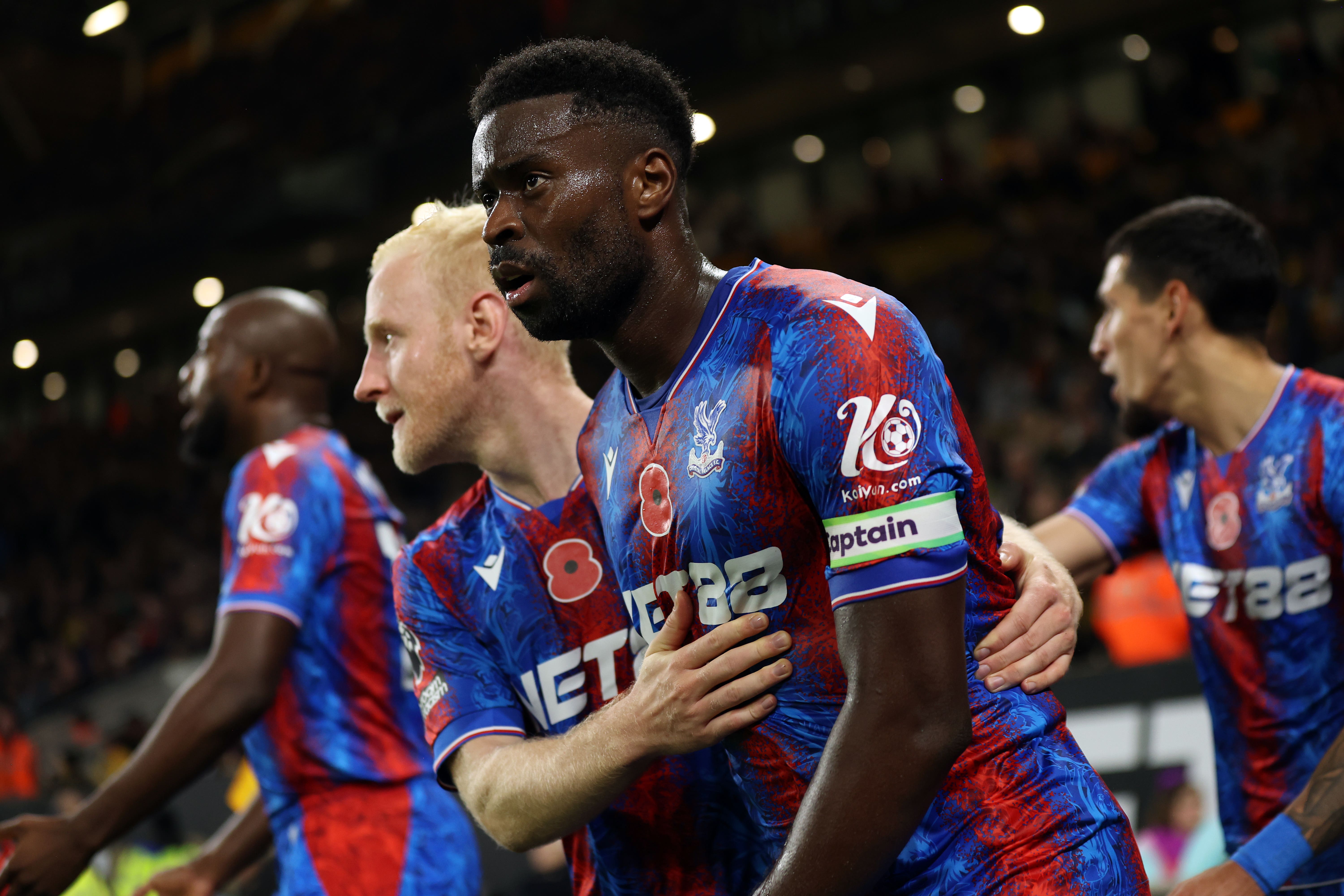 Marc Guehi’s equaliser earned Crystal Palace a 2-2 draw against Wolves (Barrington Coombs/PA)