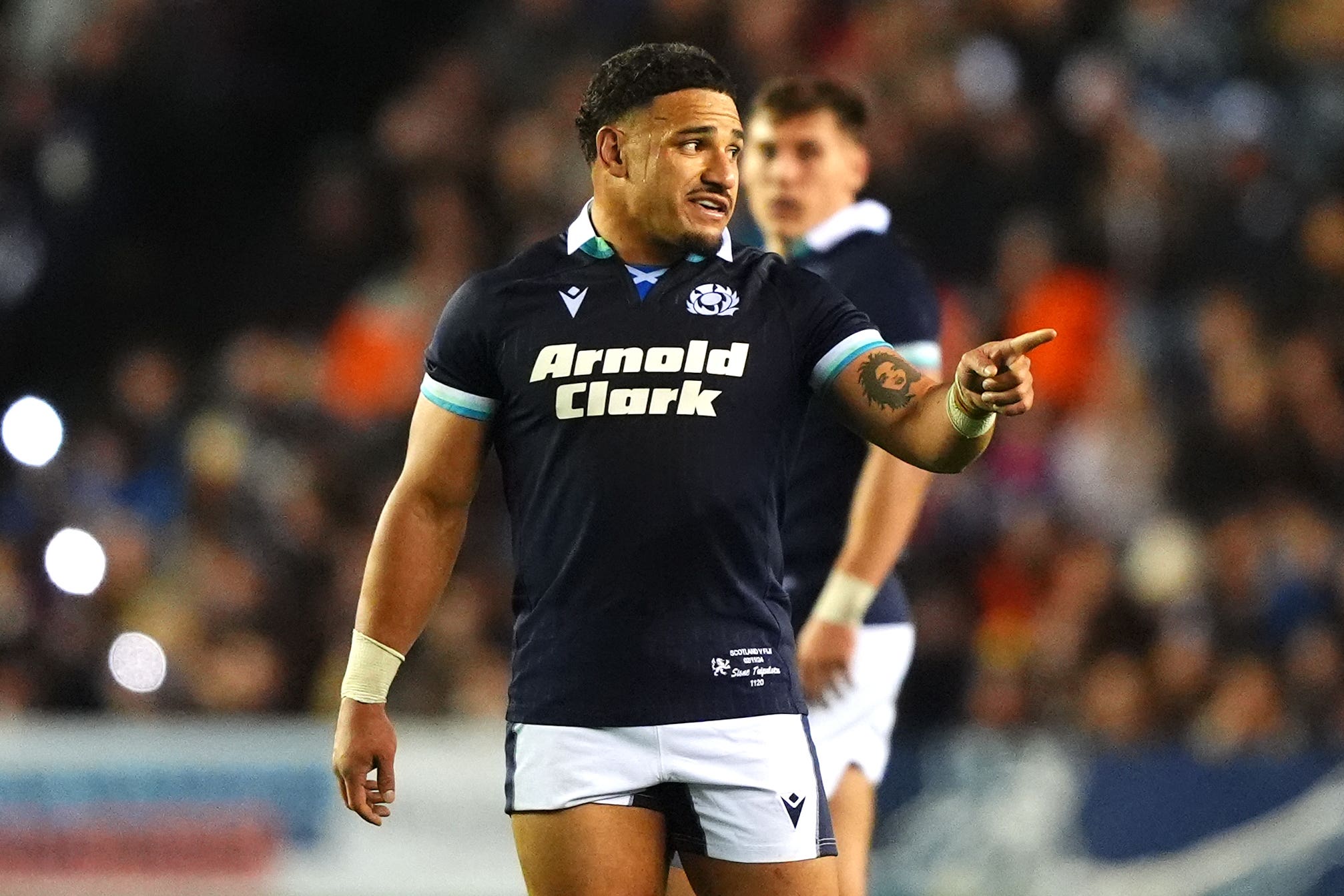 Sione Tuipulotu led Scotland for the first time against Fiji (Andrew Milligan/PA)