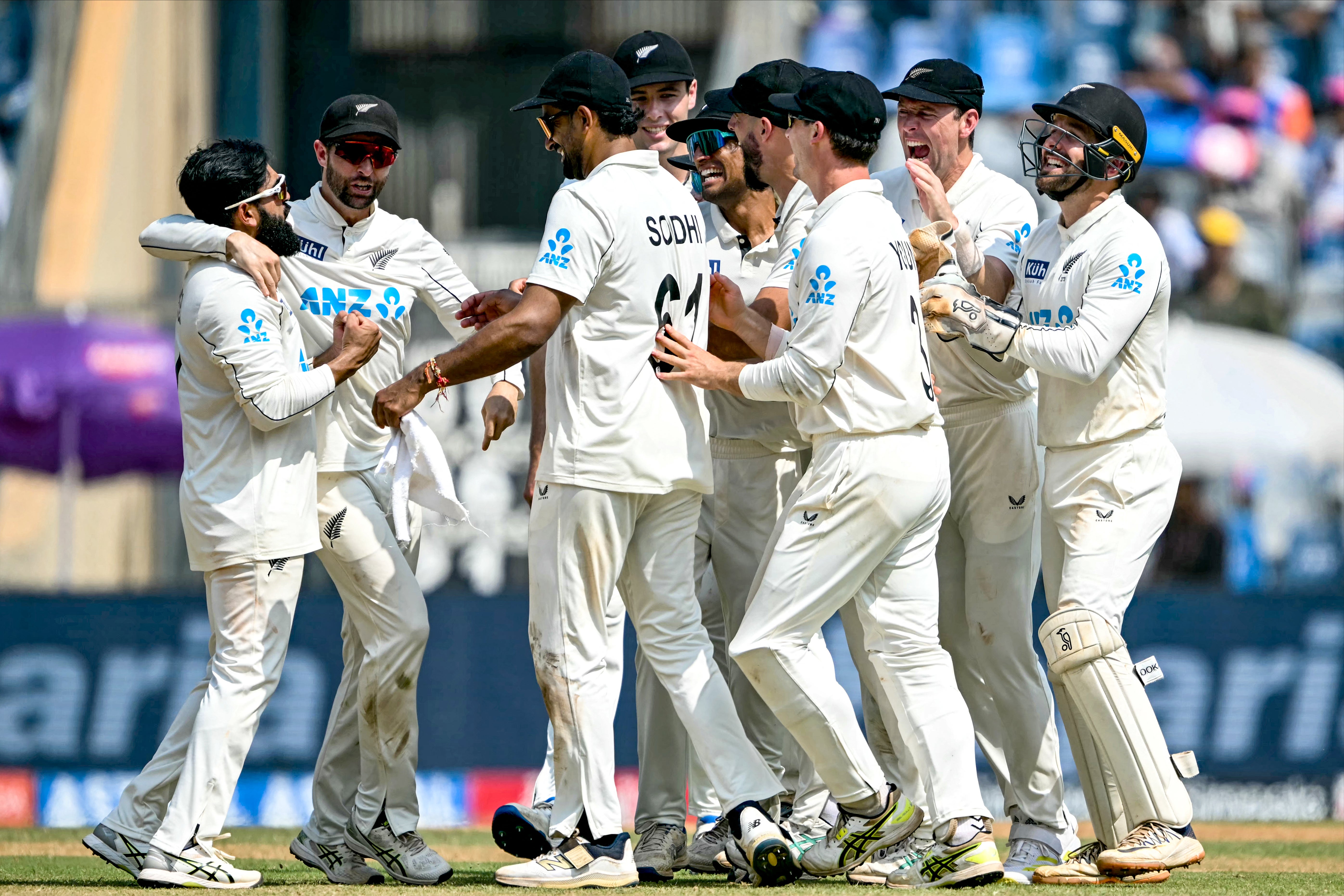 New Zealand completed a 3-0 series victory over India