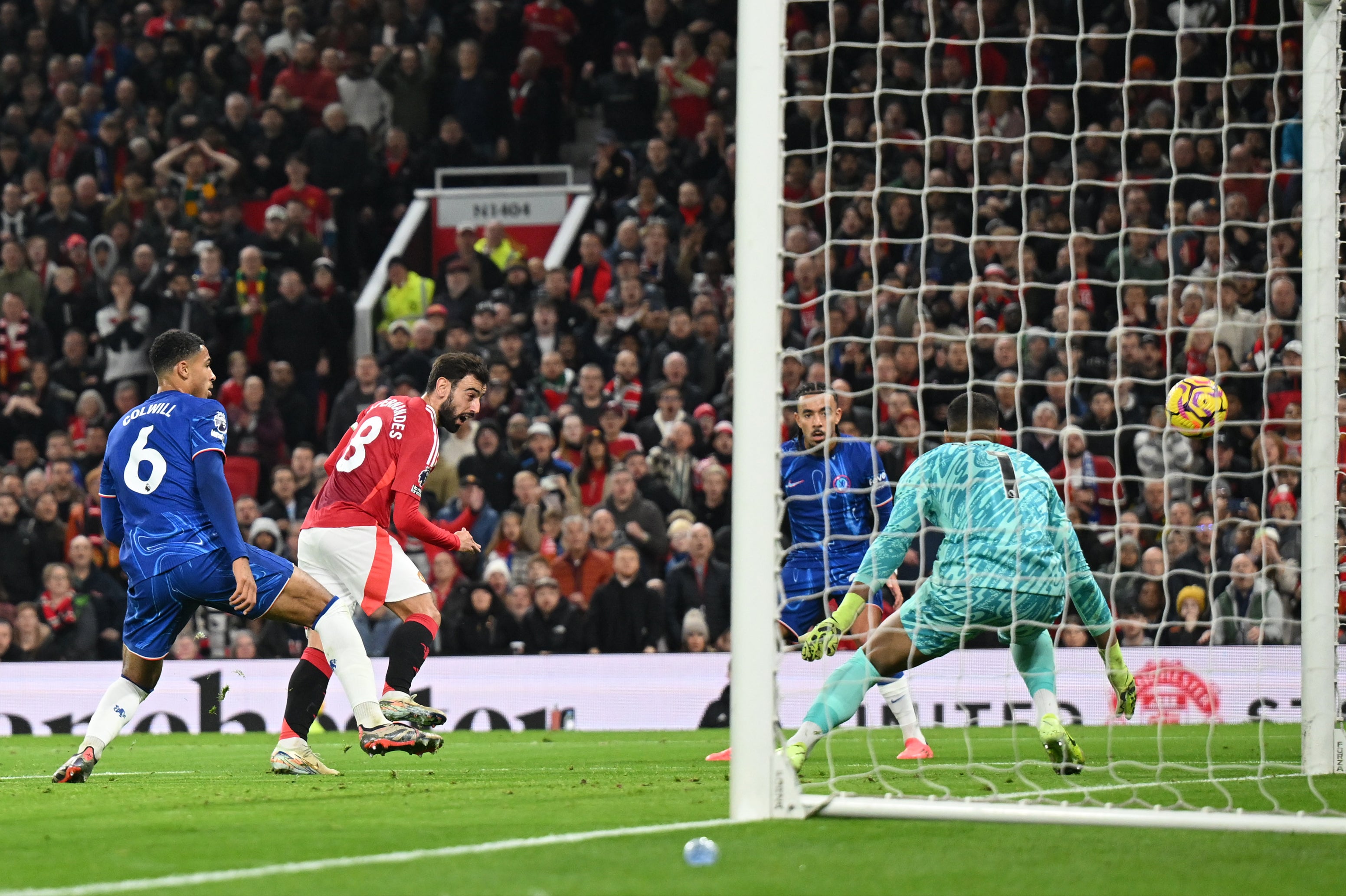 Manchester United squandered a number of opportunities against Chelsea