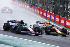 F1 Brazil GP LIVE: Race updates, stream and times as Max Verstappen leads and Lando Norris tries to close gap